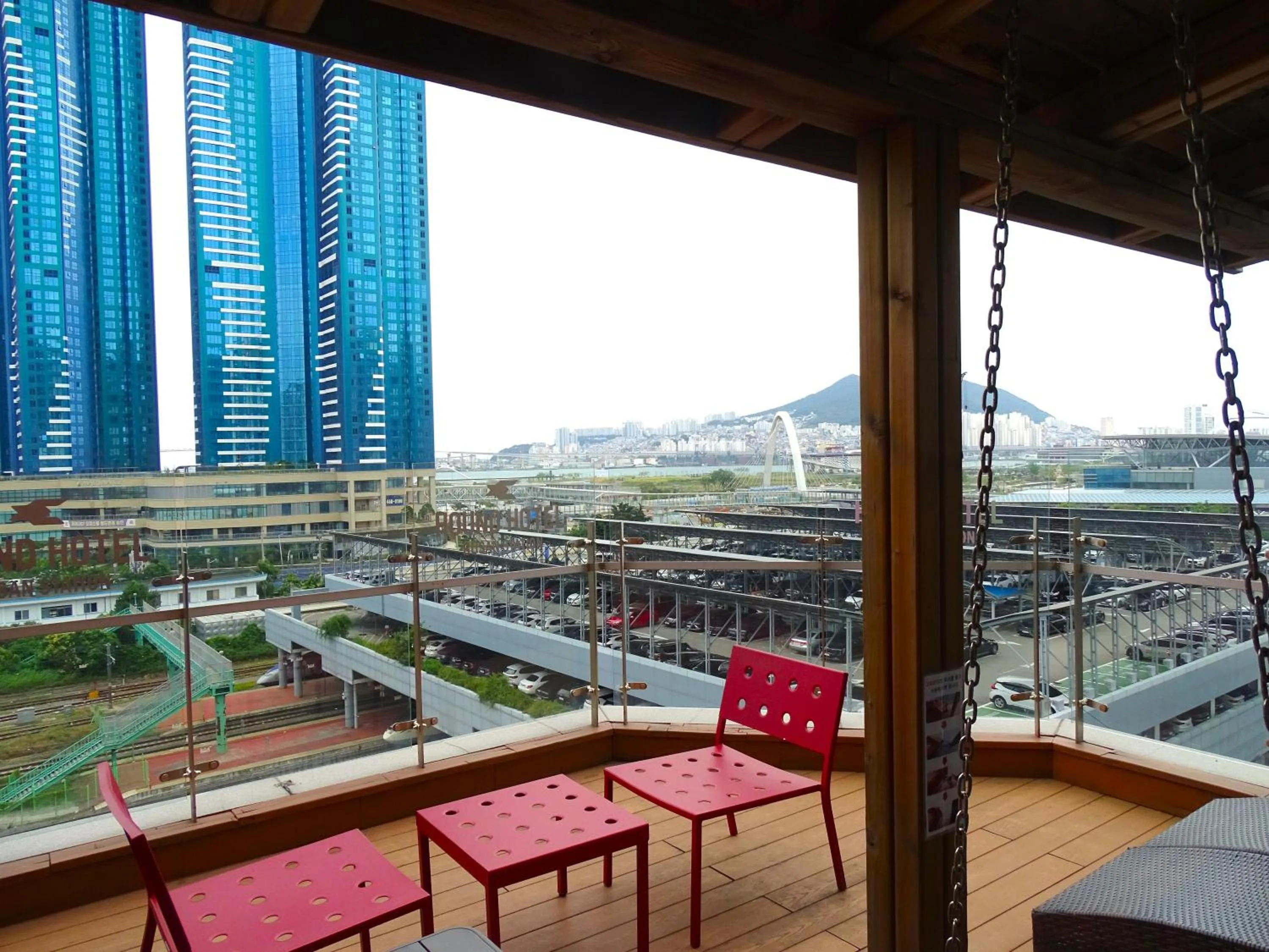 Balcony/Terrace in Hound Hotel Busan Station