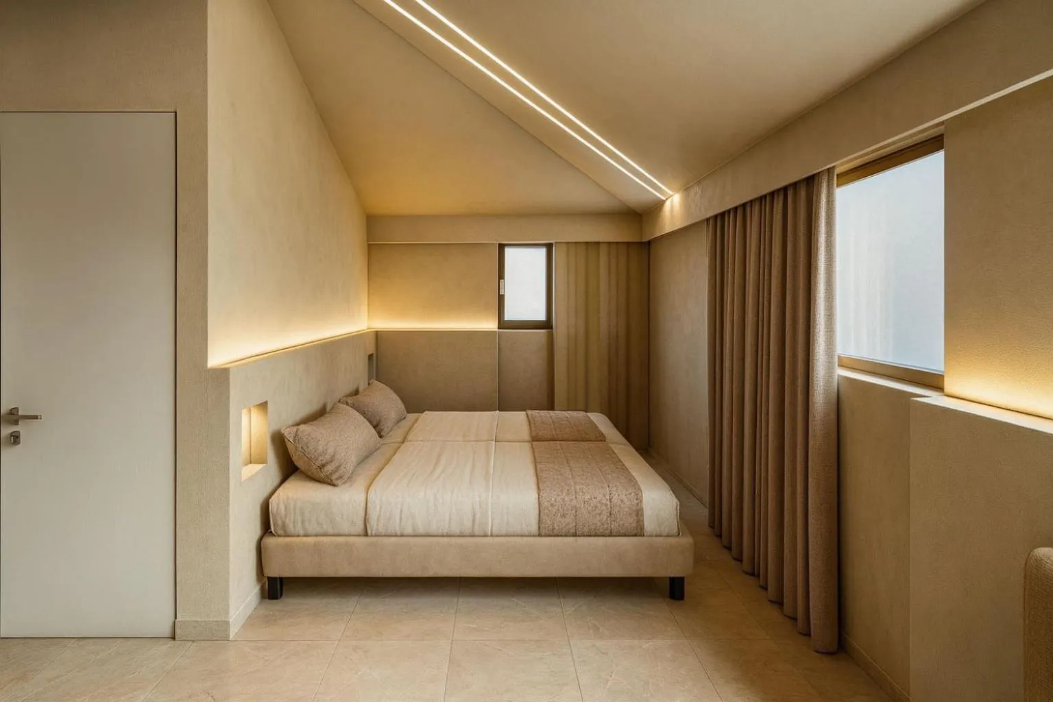 Bed in Acapulco Marinos Apartments- Adults Only