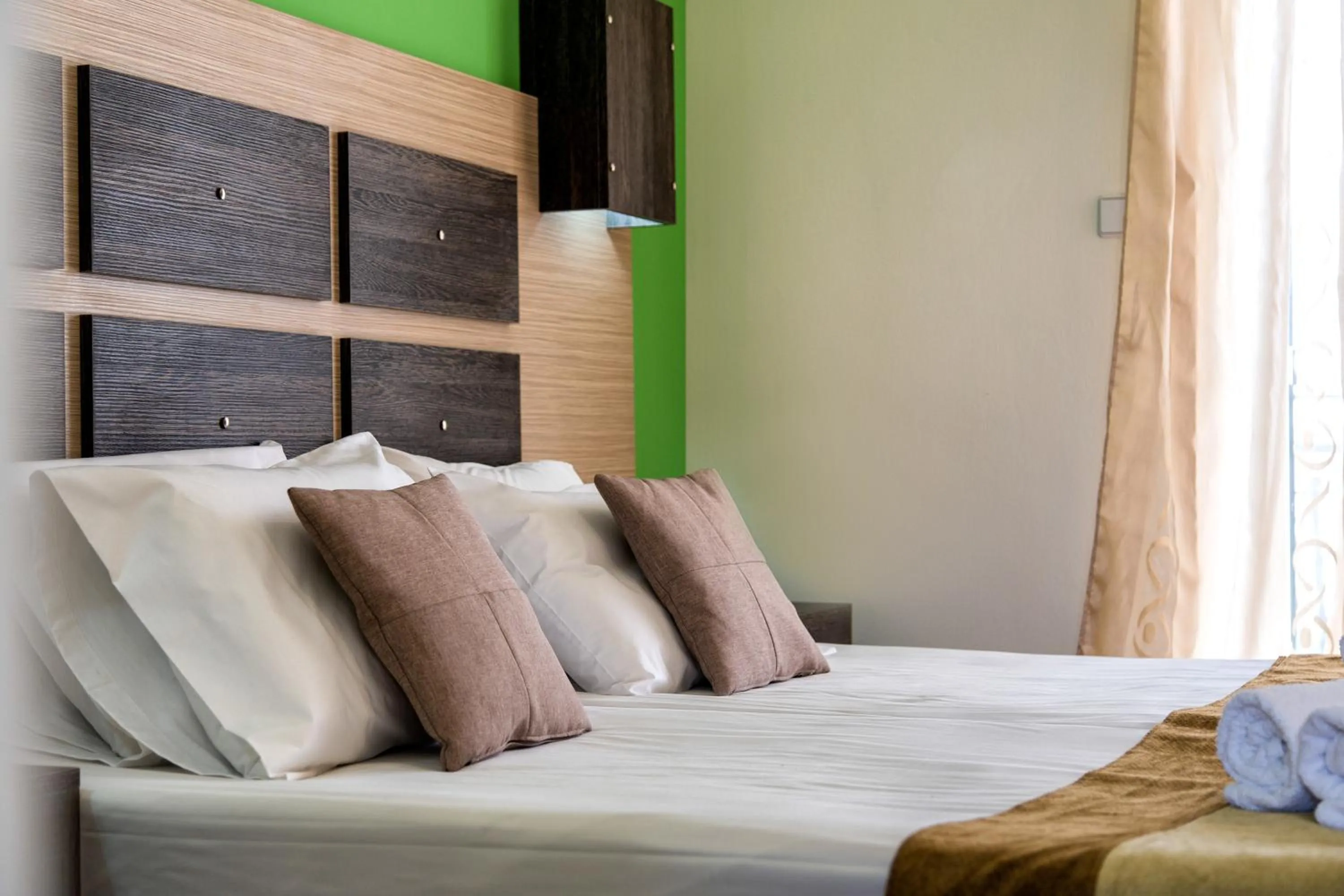 Bed in Acapulco Marinos Apartments- Adults Only