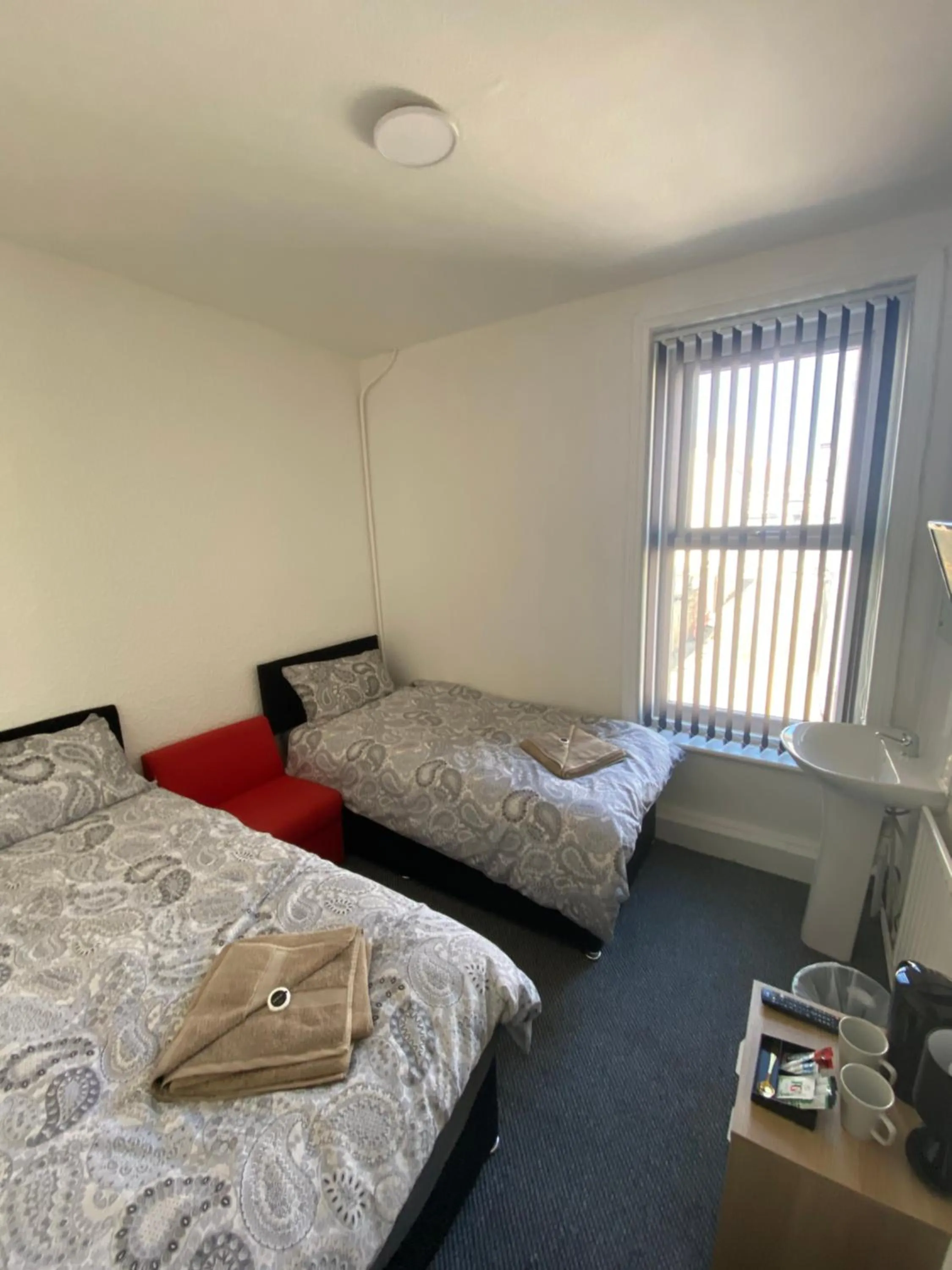 Bed in The Honley hotel