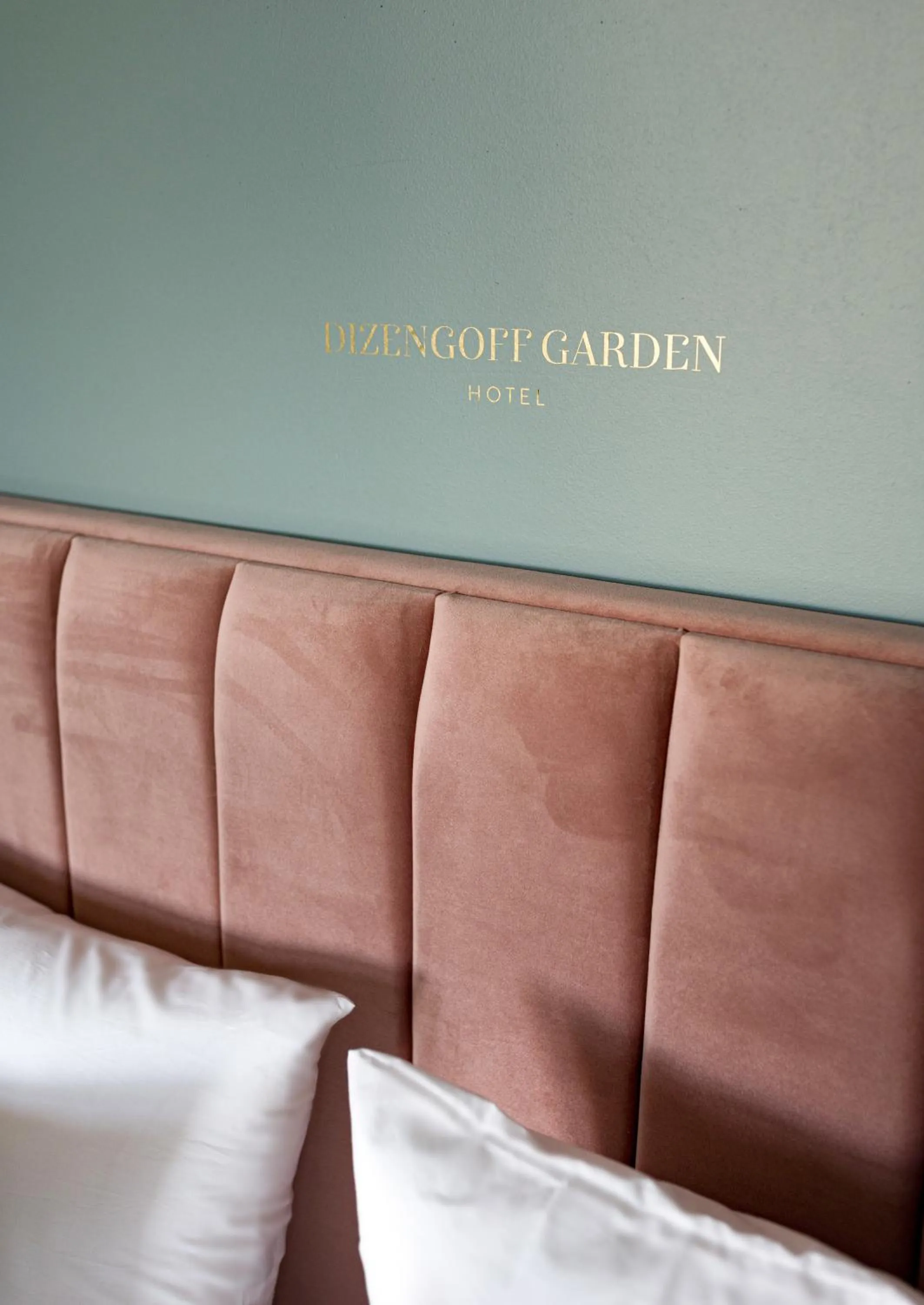 Decorative detail, Bed in Dizengoff Garden Hotel