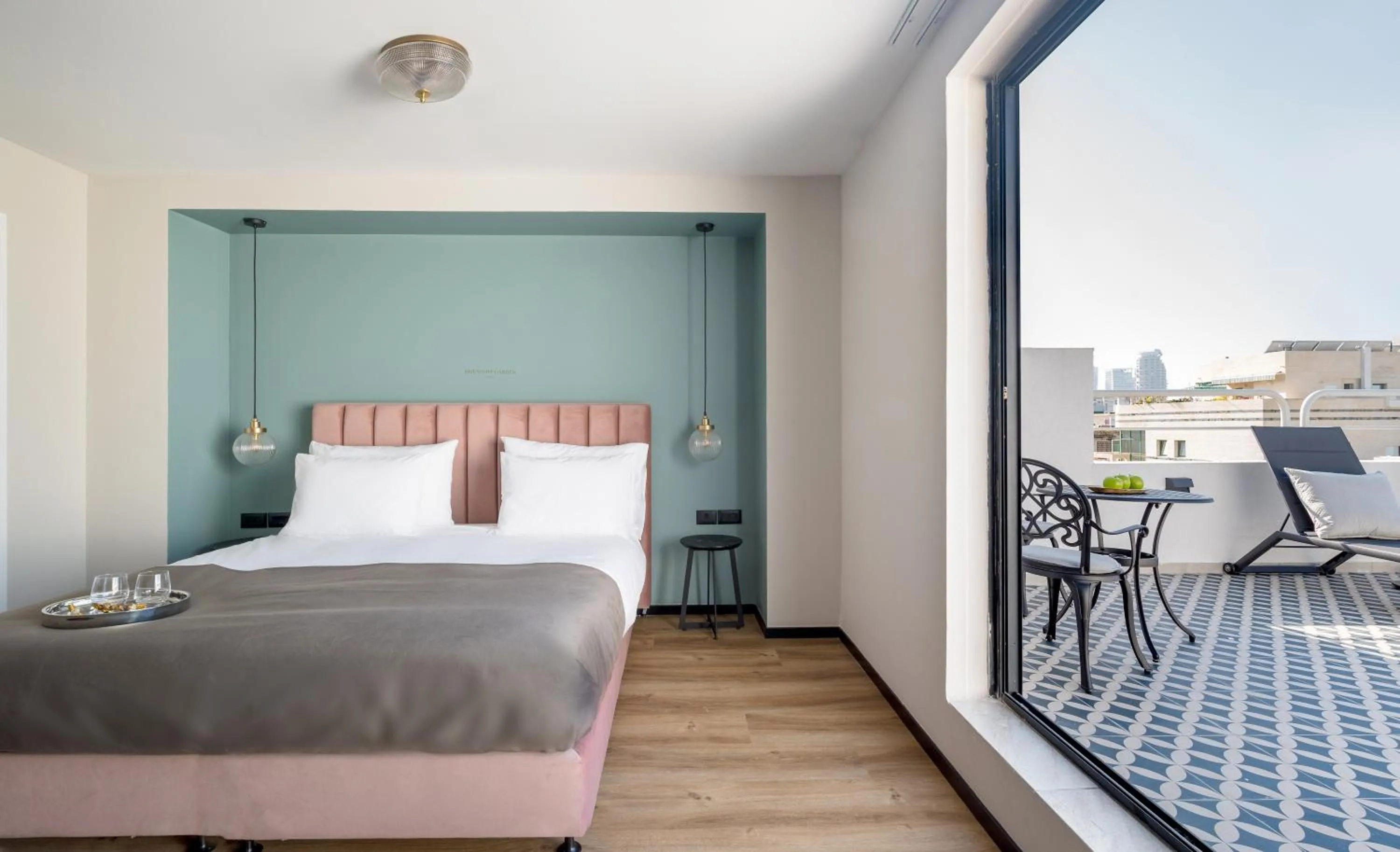 Photo of the whole room, Bed in Dizengoff Garden Hotel