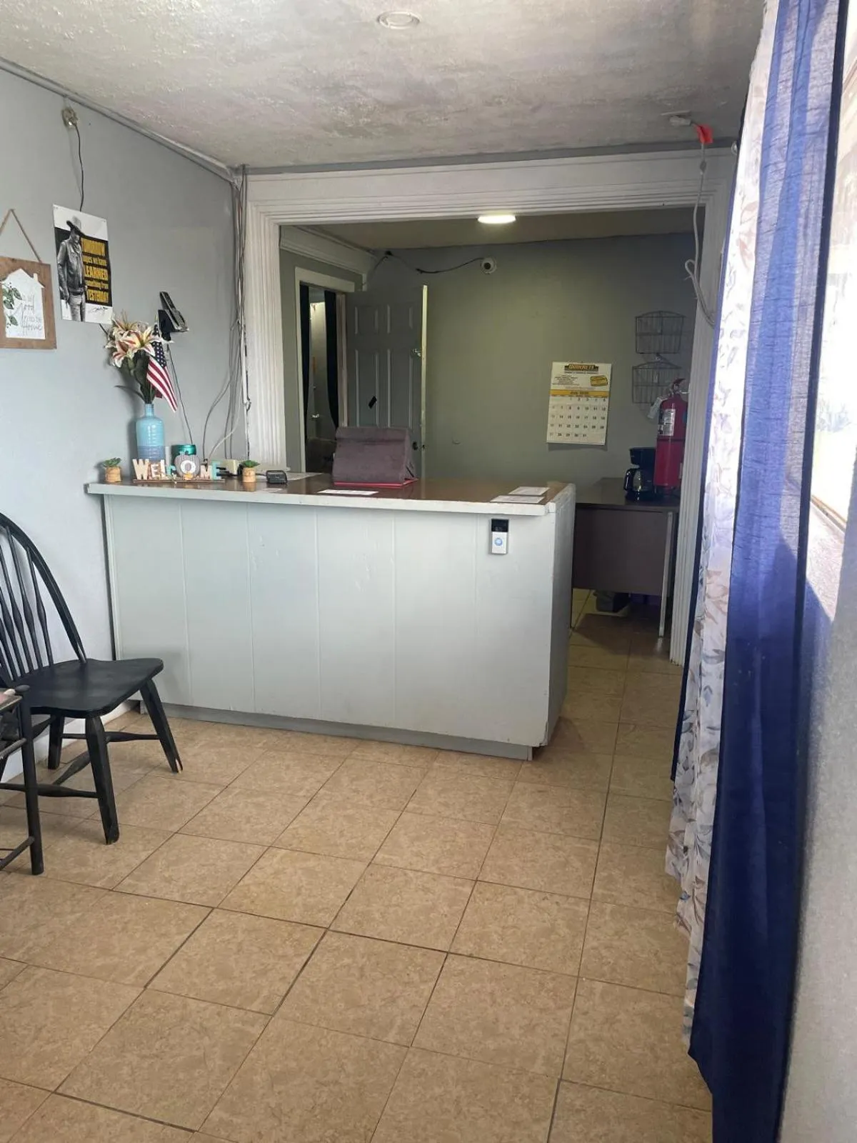 Lobby or reception in Sands Motel