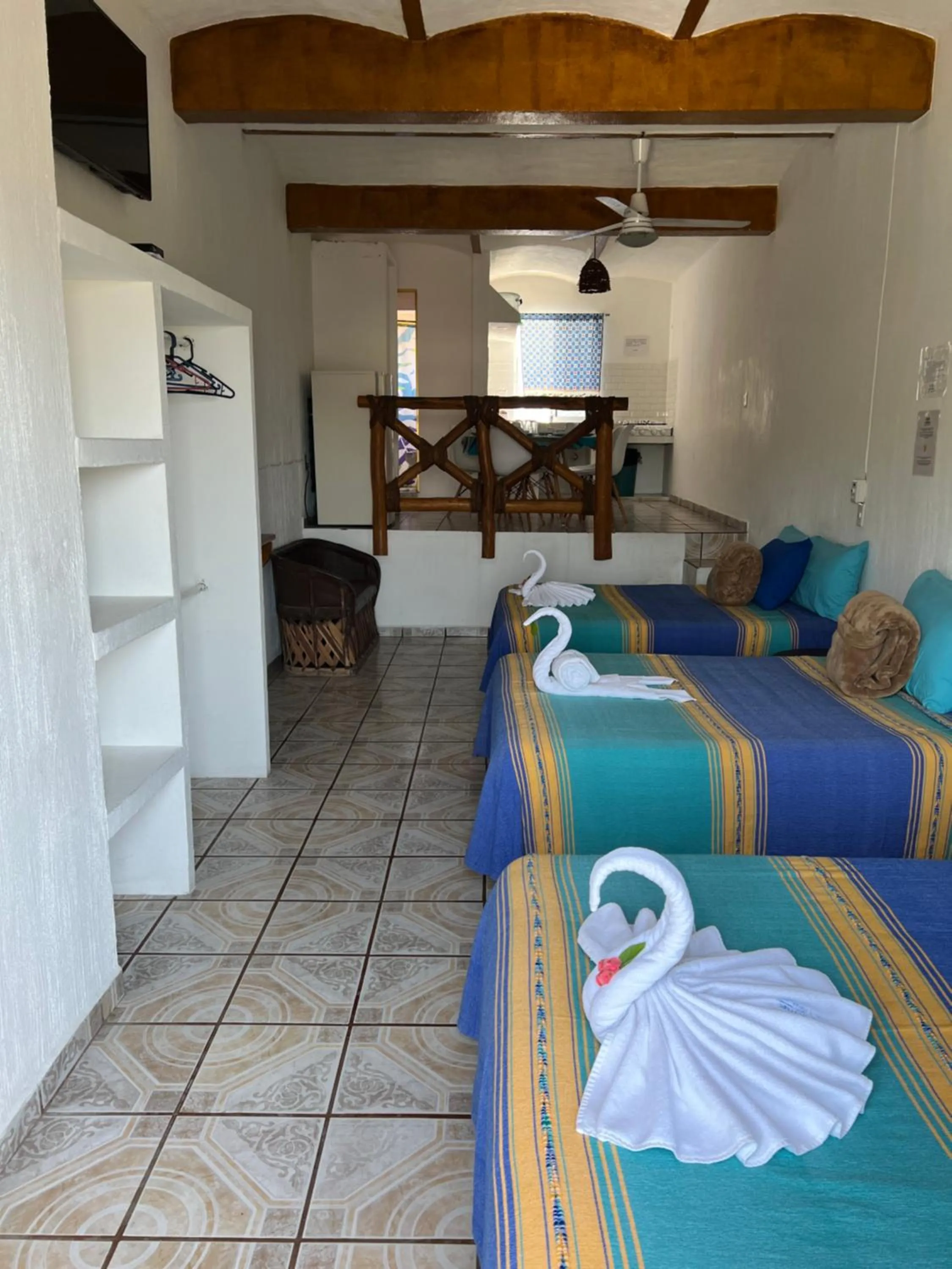 Bed in MonteMar Hotel y Bungalows