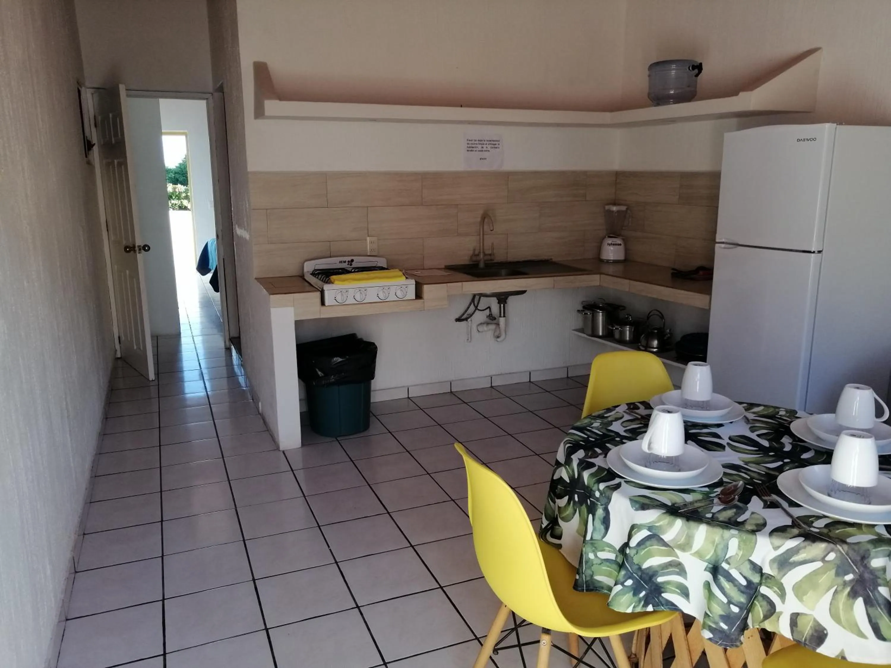 Kitchen or kitchenette in MonteMar Hotel y Bungalows