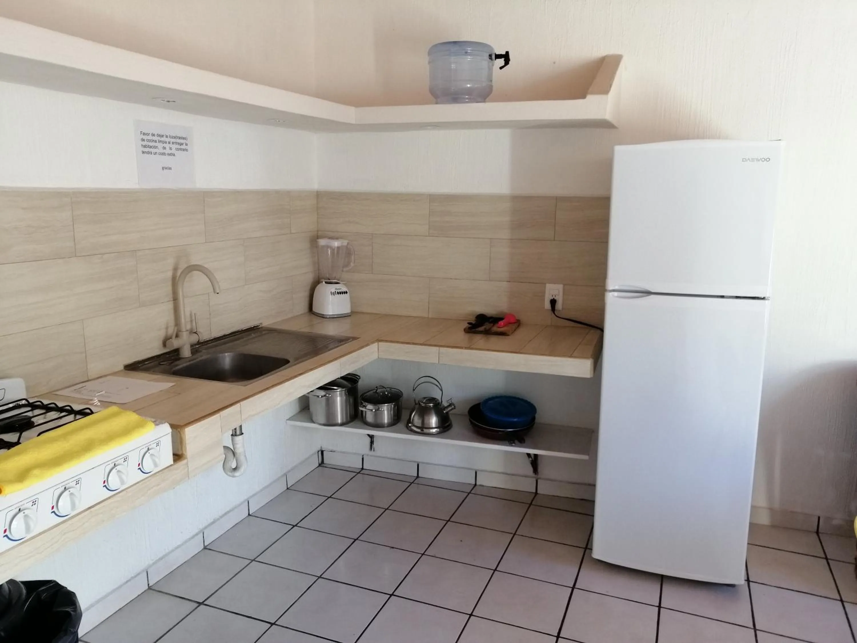Kitchen or kitchenette in MonteMar Hotel y Bungalows