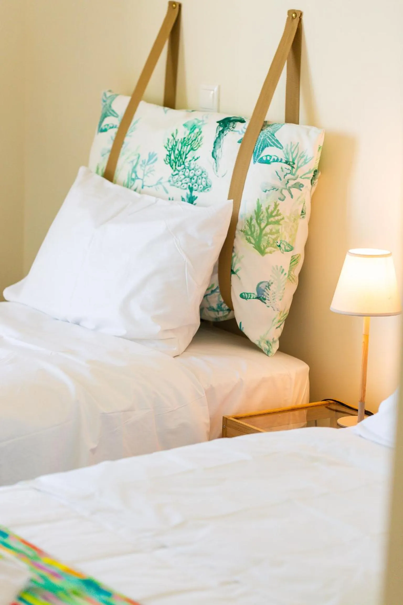 Decorative detail, Bed in Birais Beach Studios