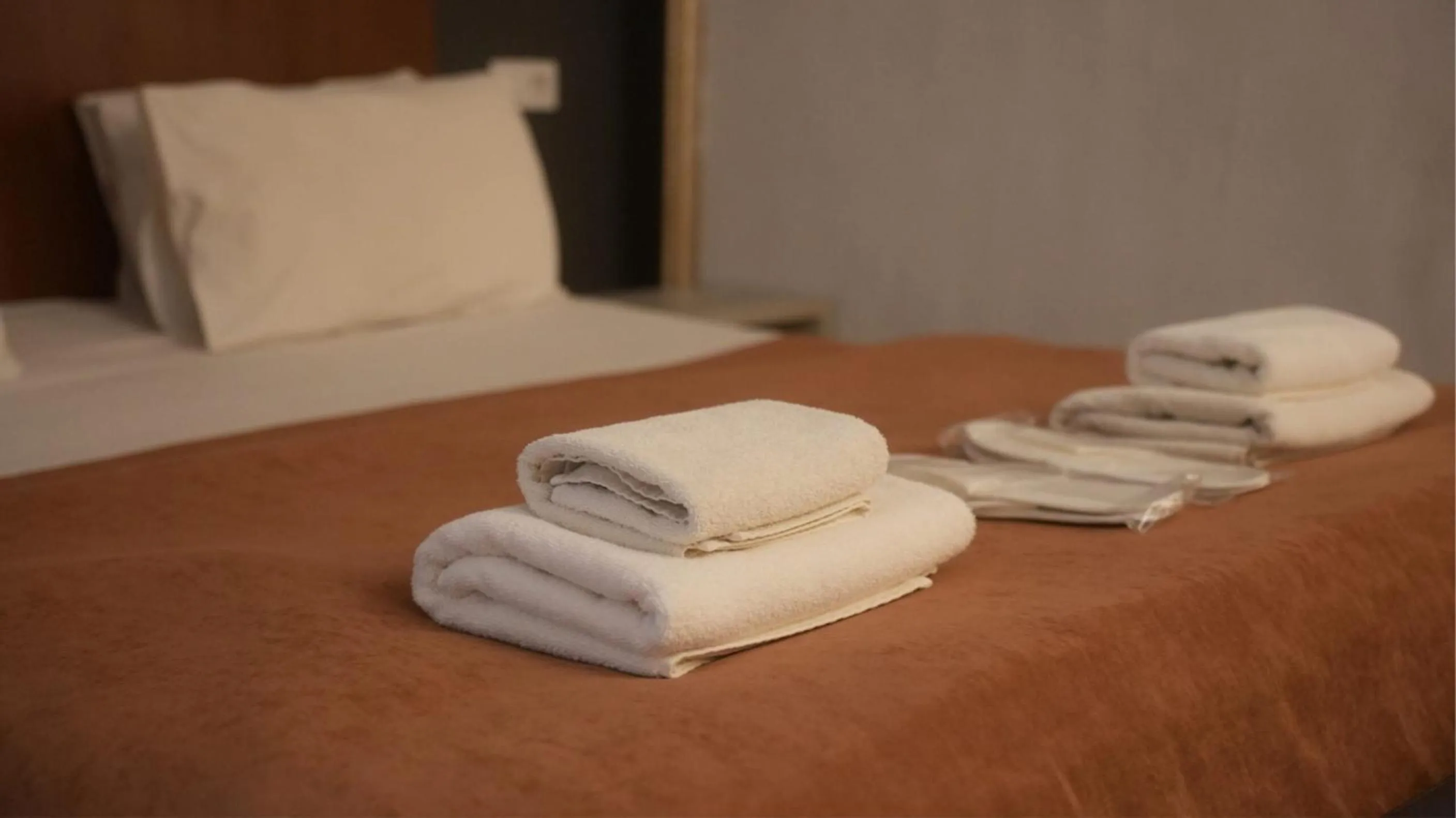 towels, Bed in Treetops Park Hotel