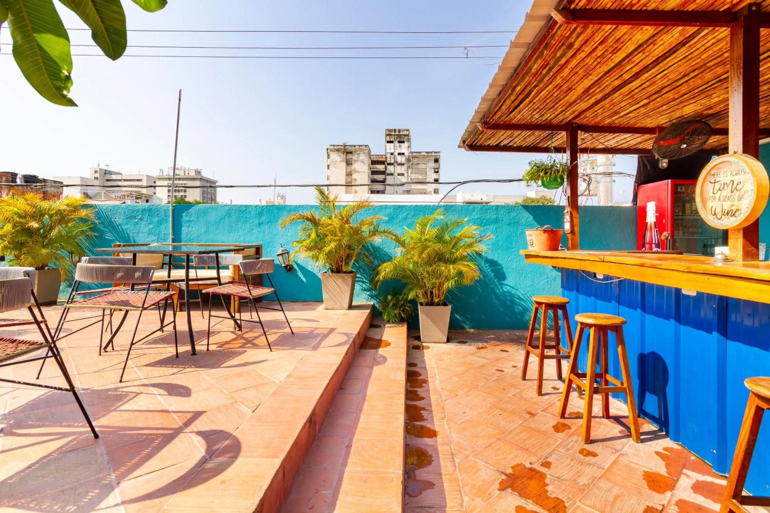 Balcony/Terrace in Gagaka Rua hostel