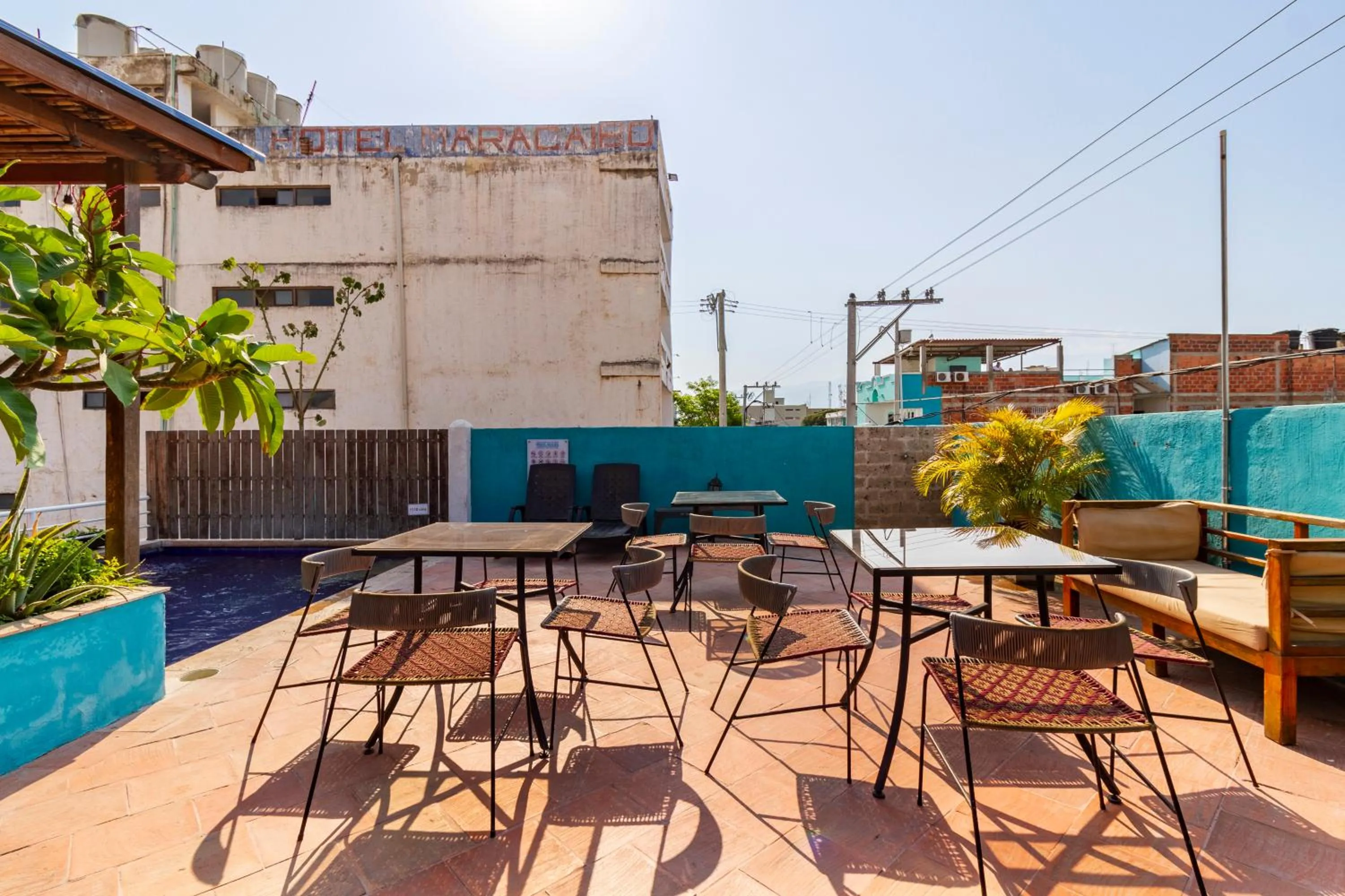 Balcony/Terrace in Gagaka Rua hostel