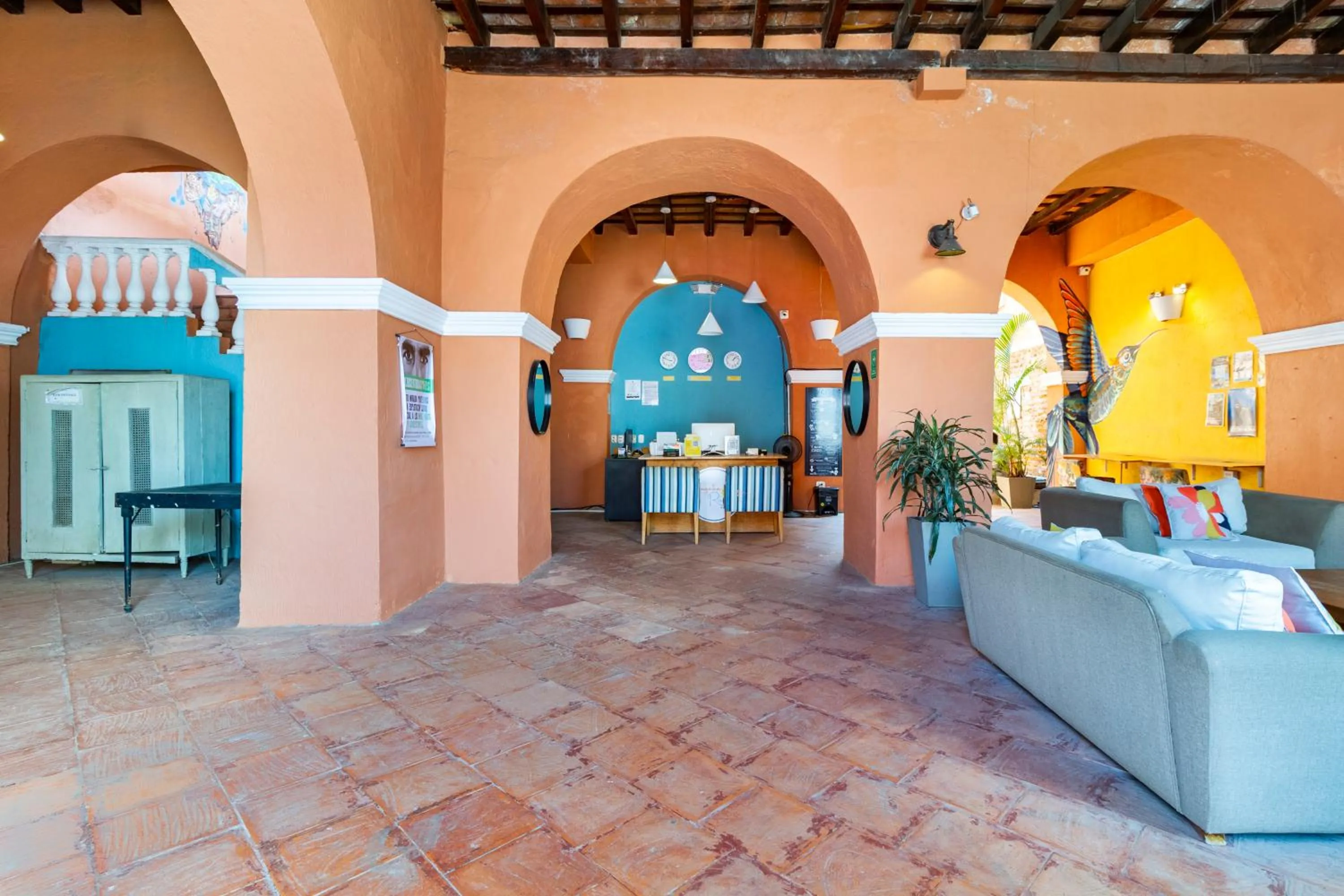 Living room in Gagaka Rua hostel