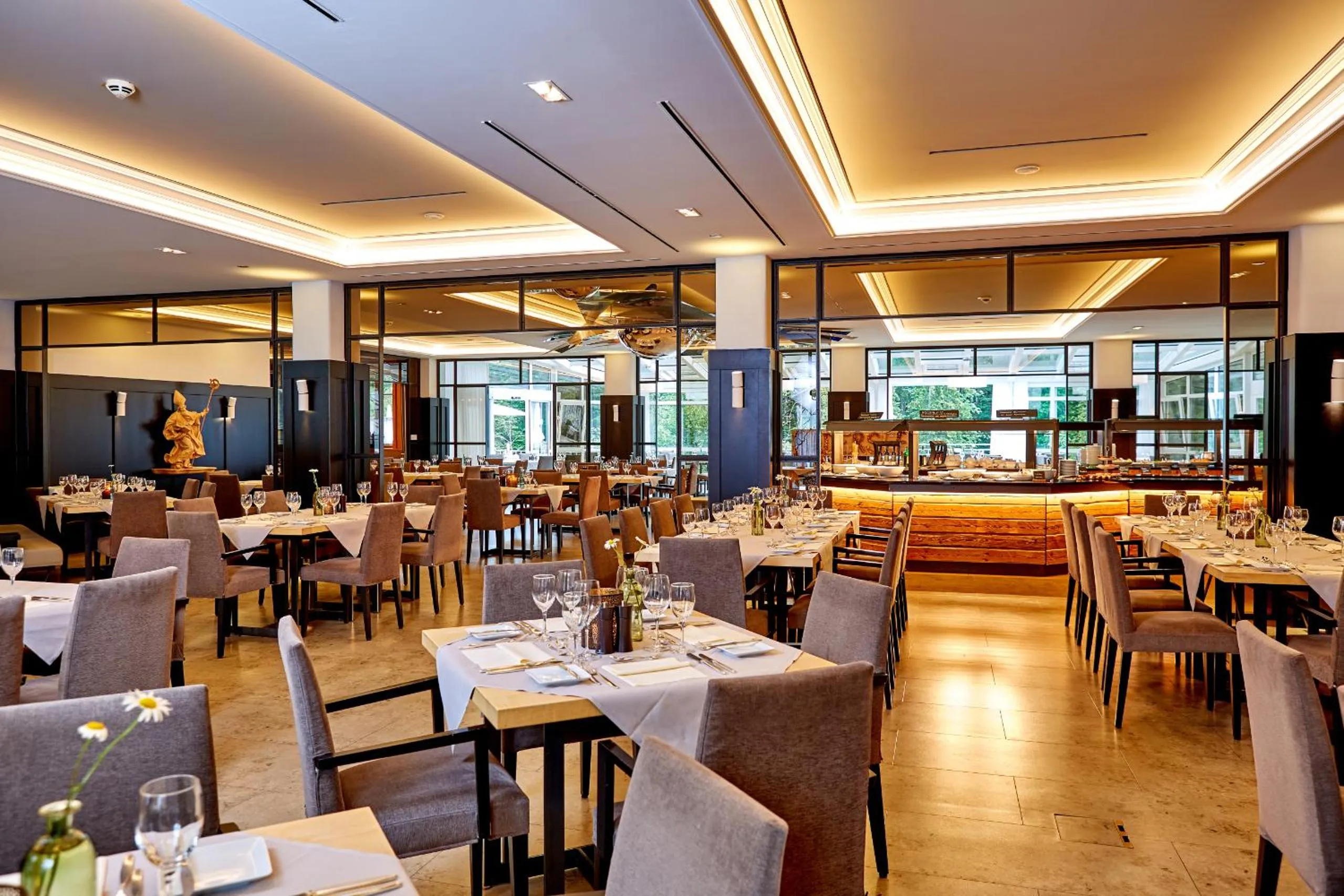 Restaurant/places to eat in Hotel am Badersee