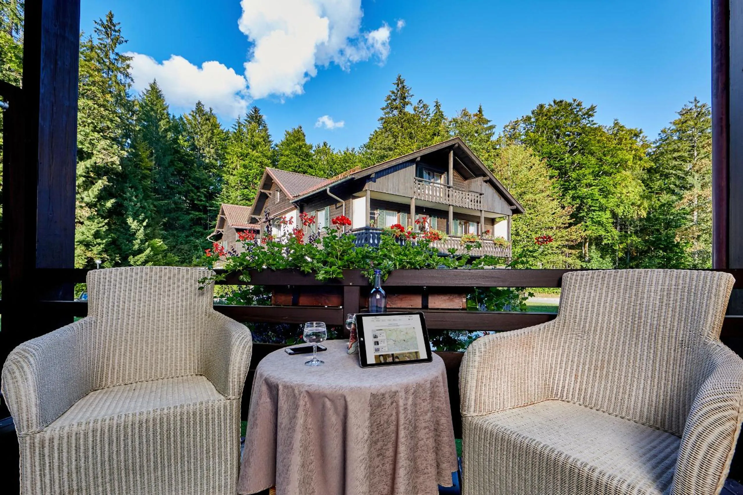 Balcony/Terrace in Hotel am Badersee