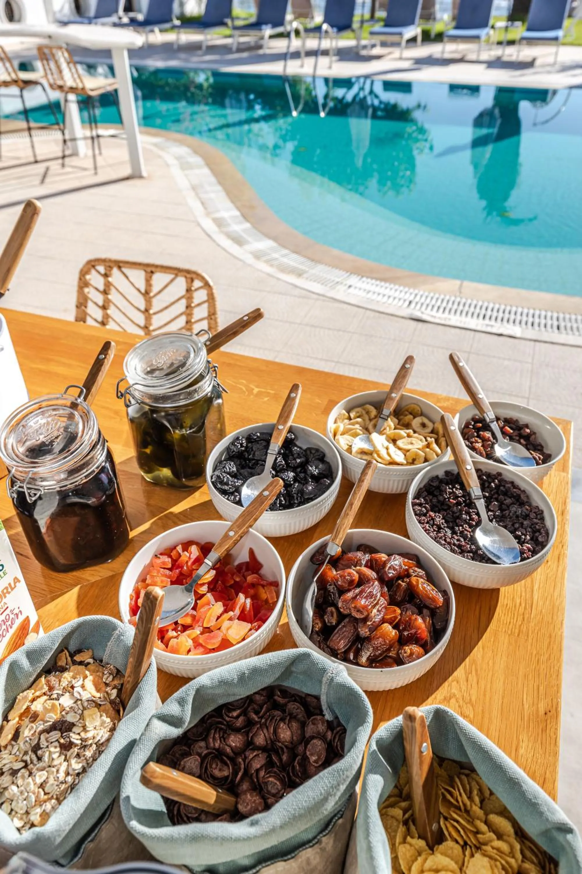 Pool view in Sirocco Hotel