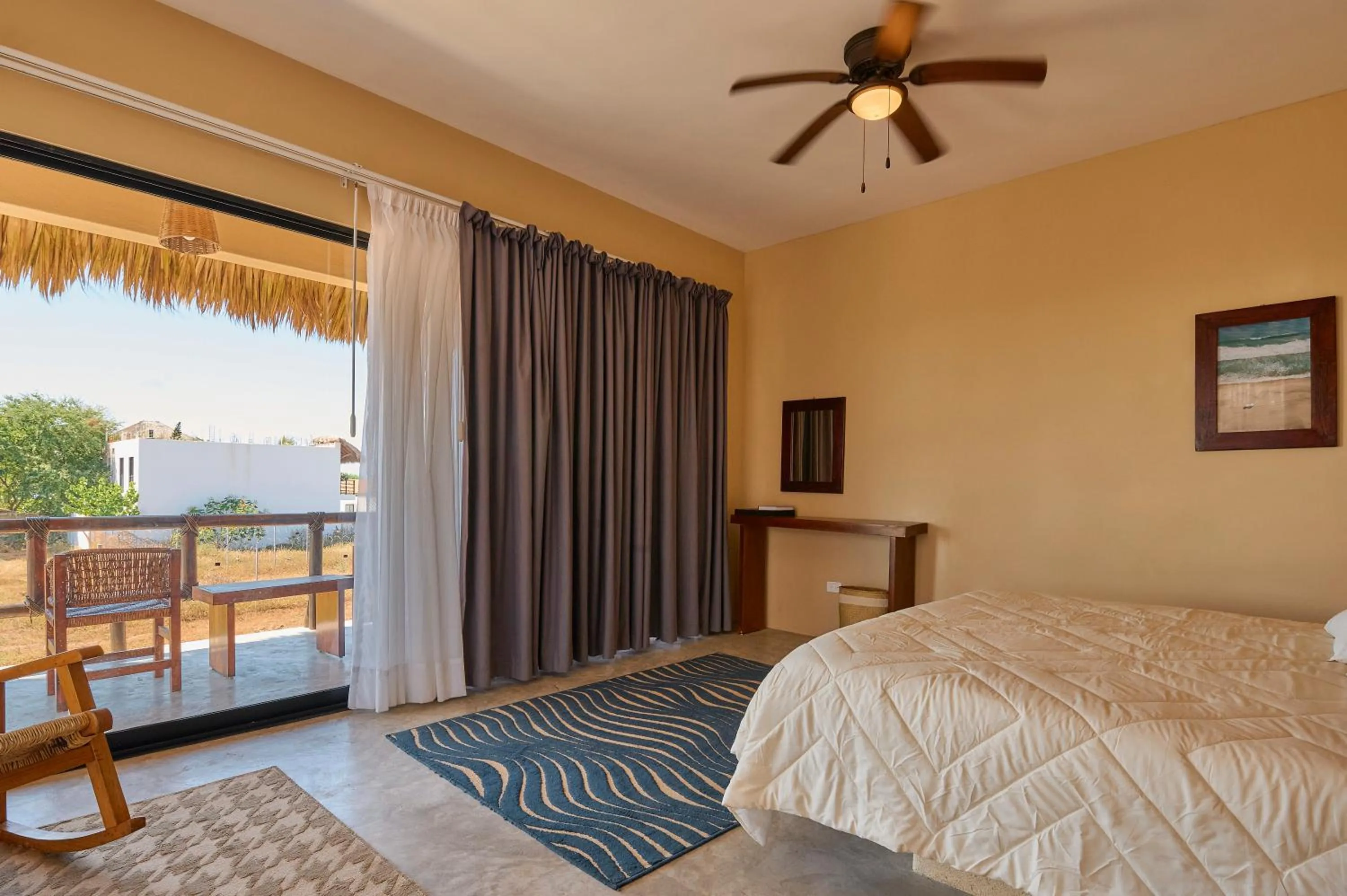 Bedroom, Bed in Lya Beach House