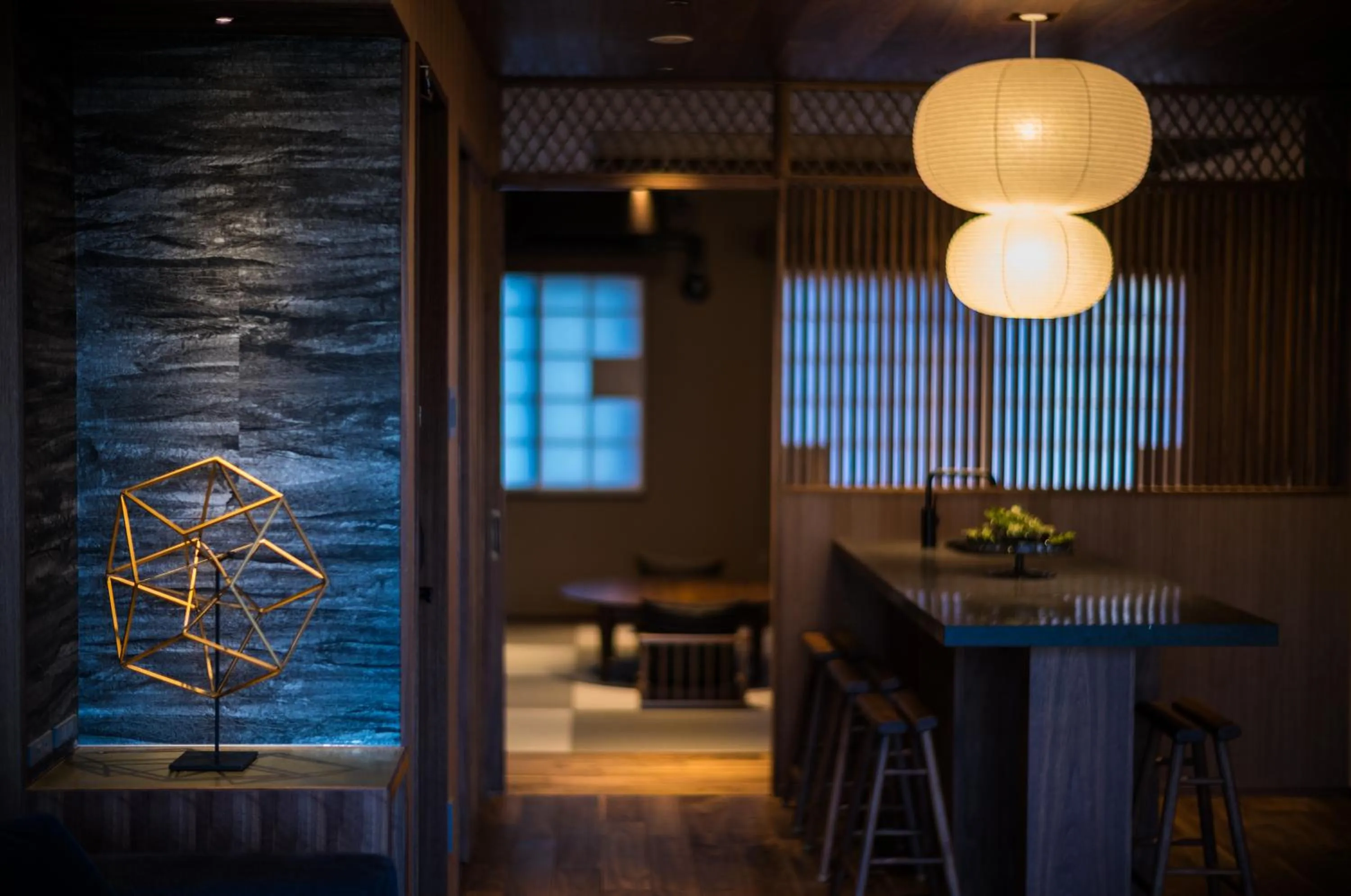 Living room in Saigakukan