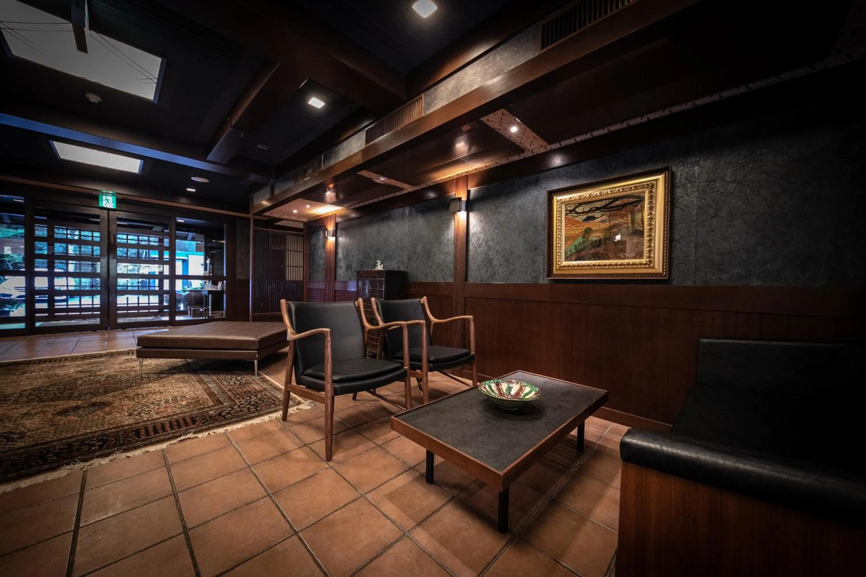 Lobby or reception in Saigakukan