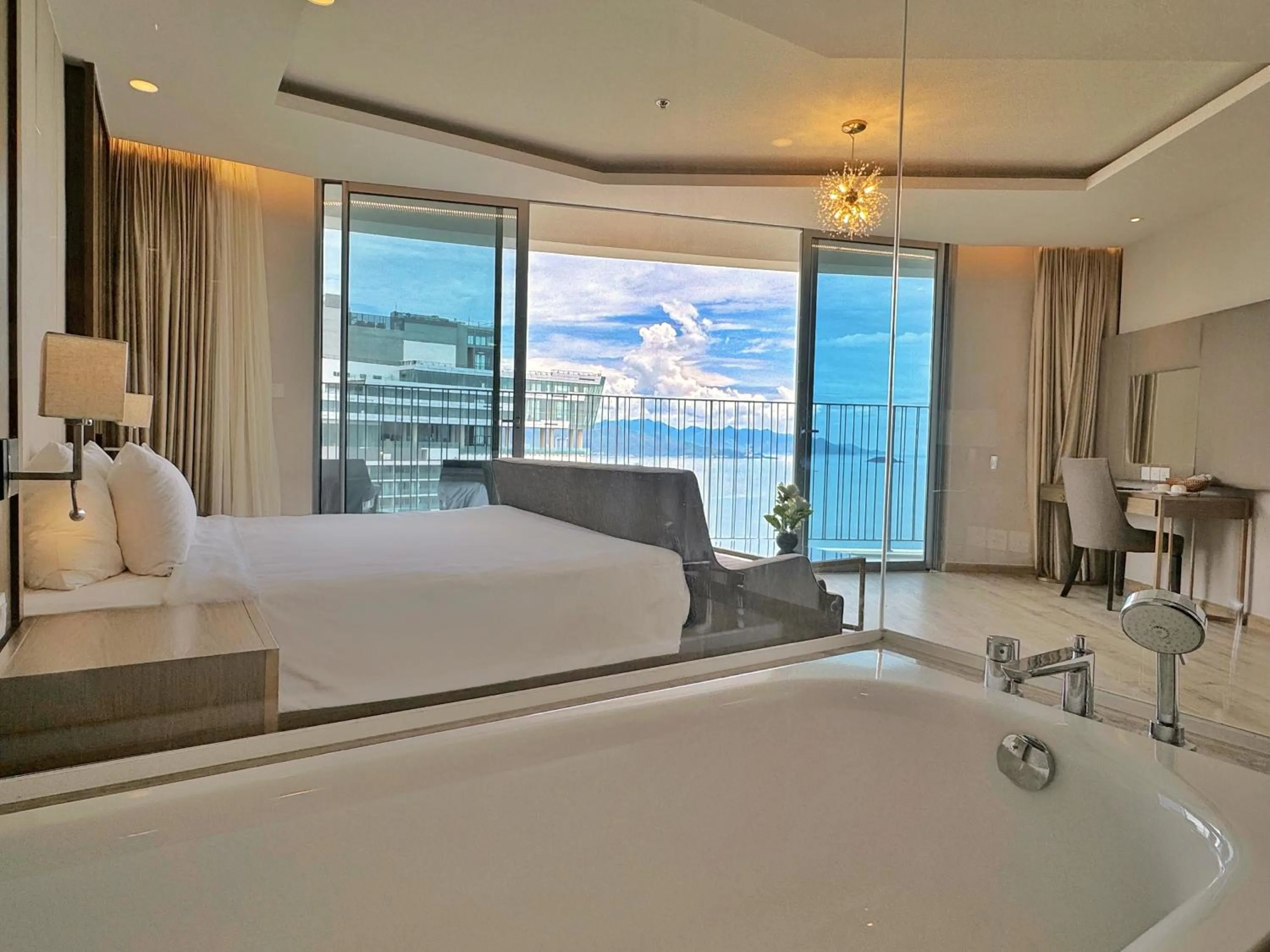 Bed in Wise Stay Panorama Condotel