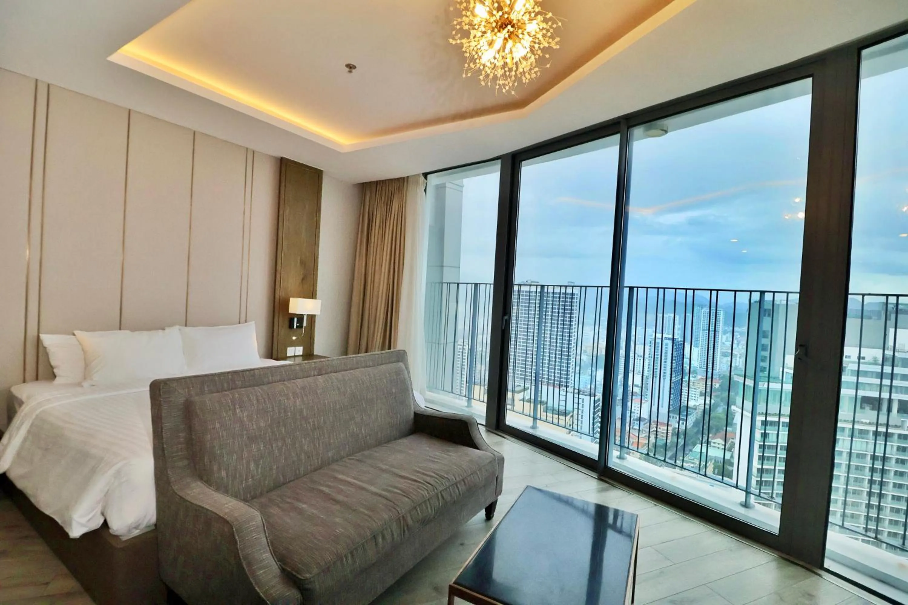 Bed in Wise Stay Panorama Condotel