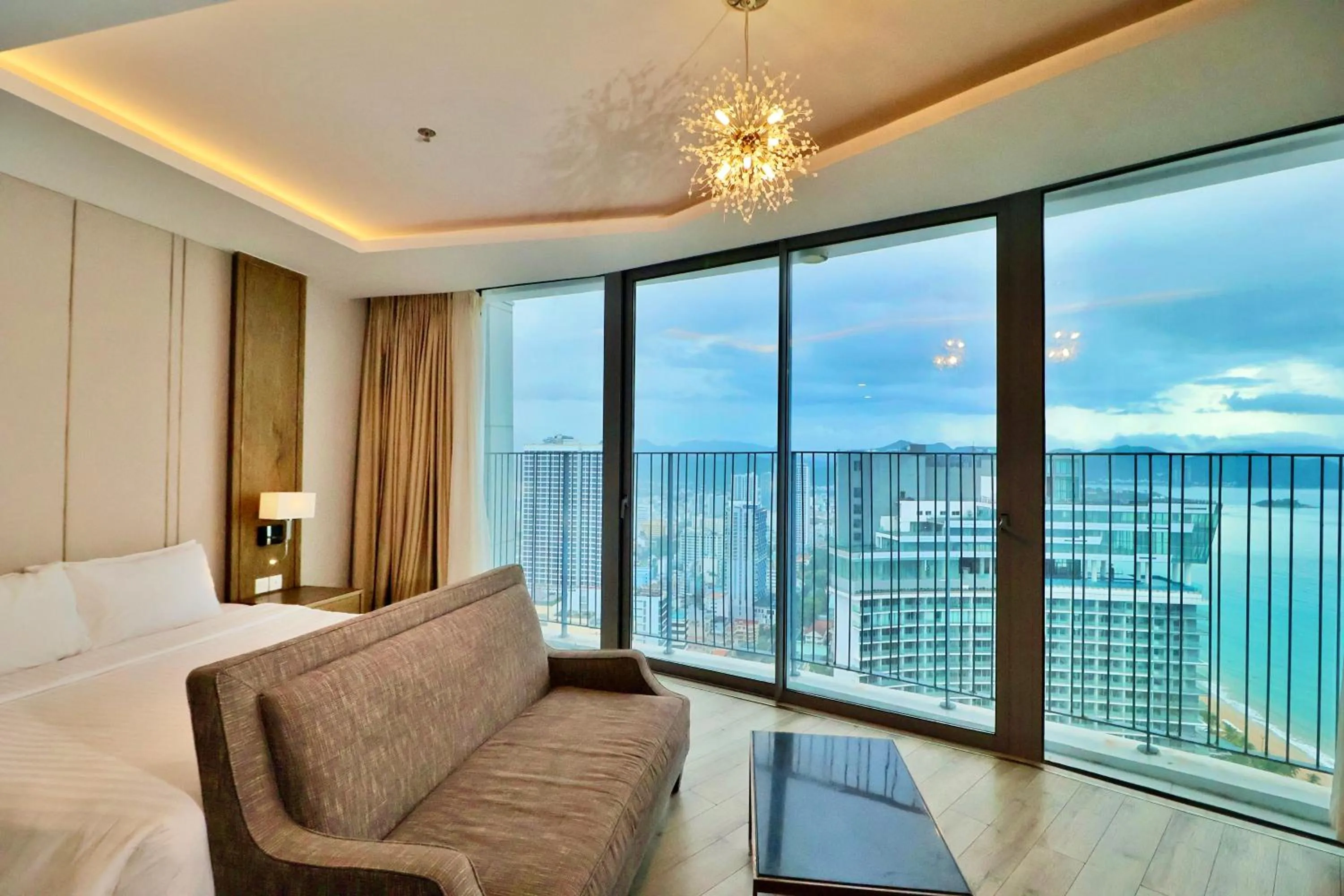 Bed in Wise Stay Panorama Condotel