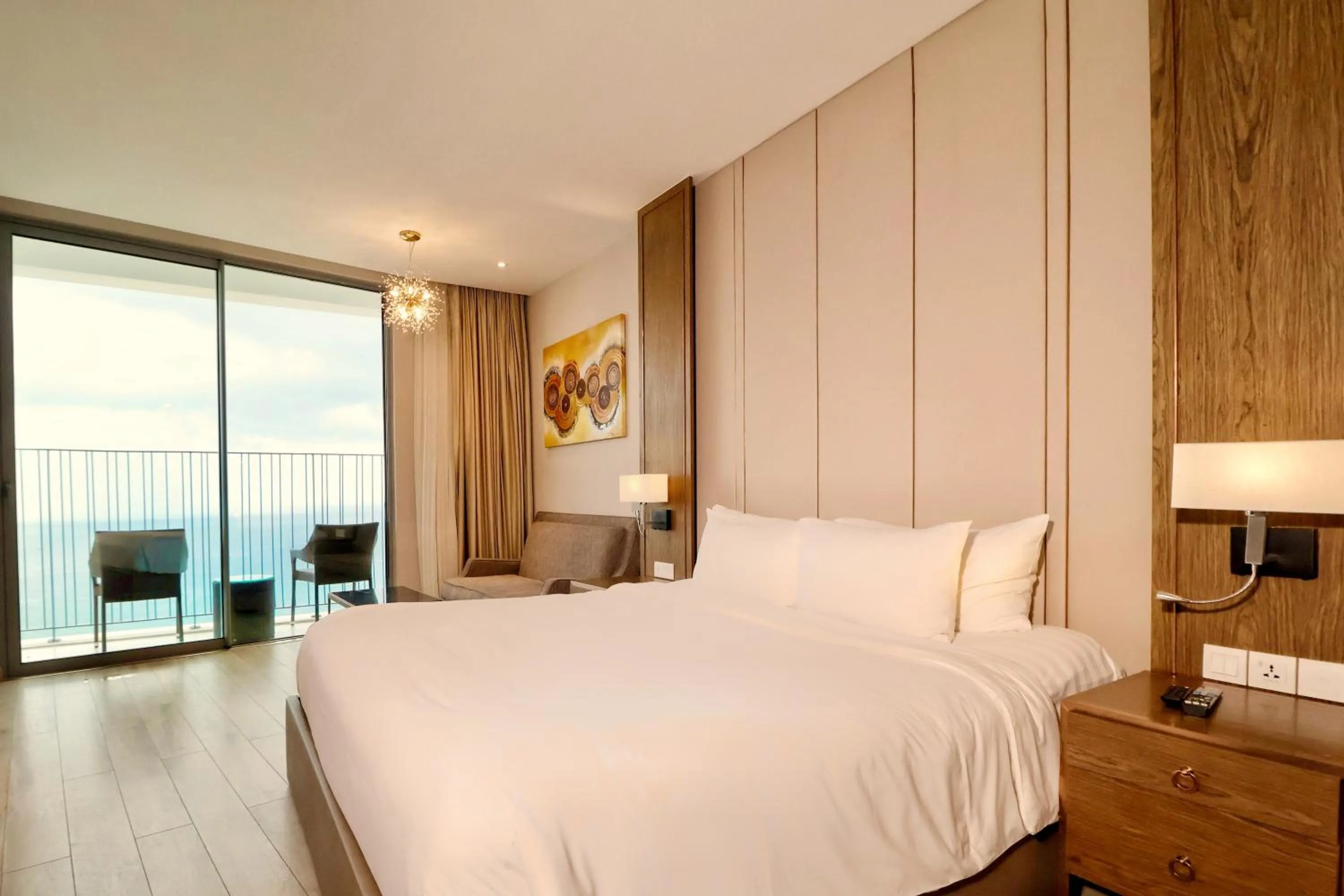 Bed in Wise Stay Panorama Condotel