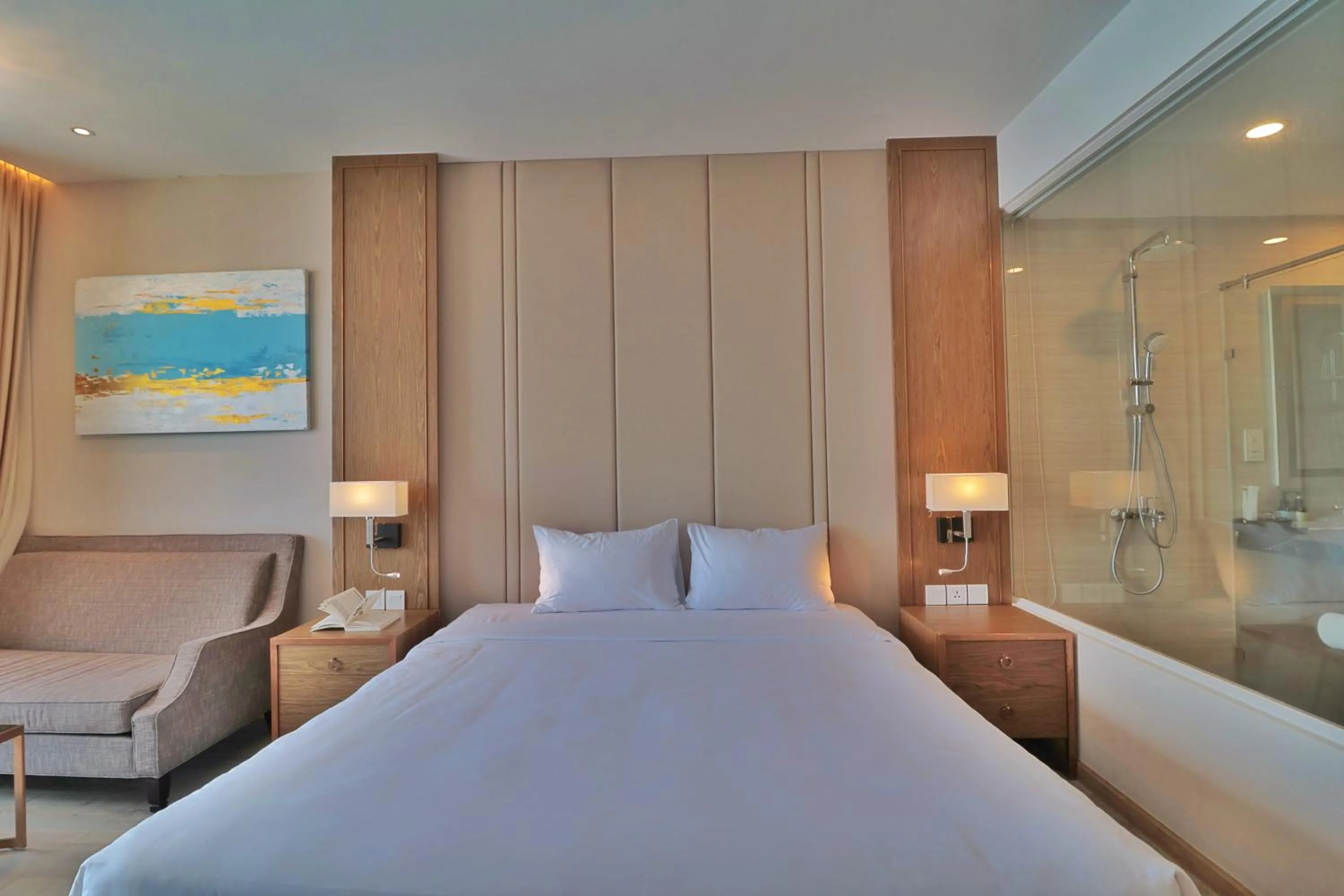 Bed in Wise Stay Panorama Condotel