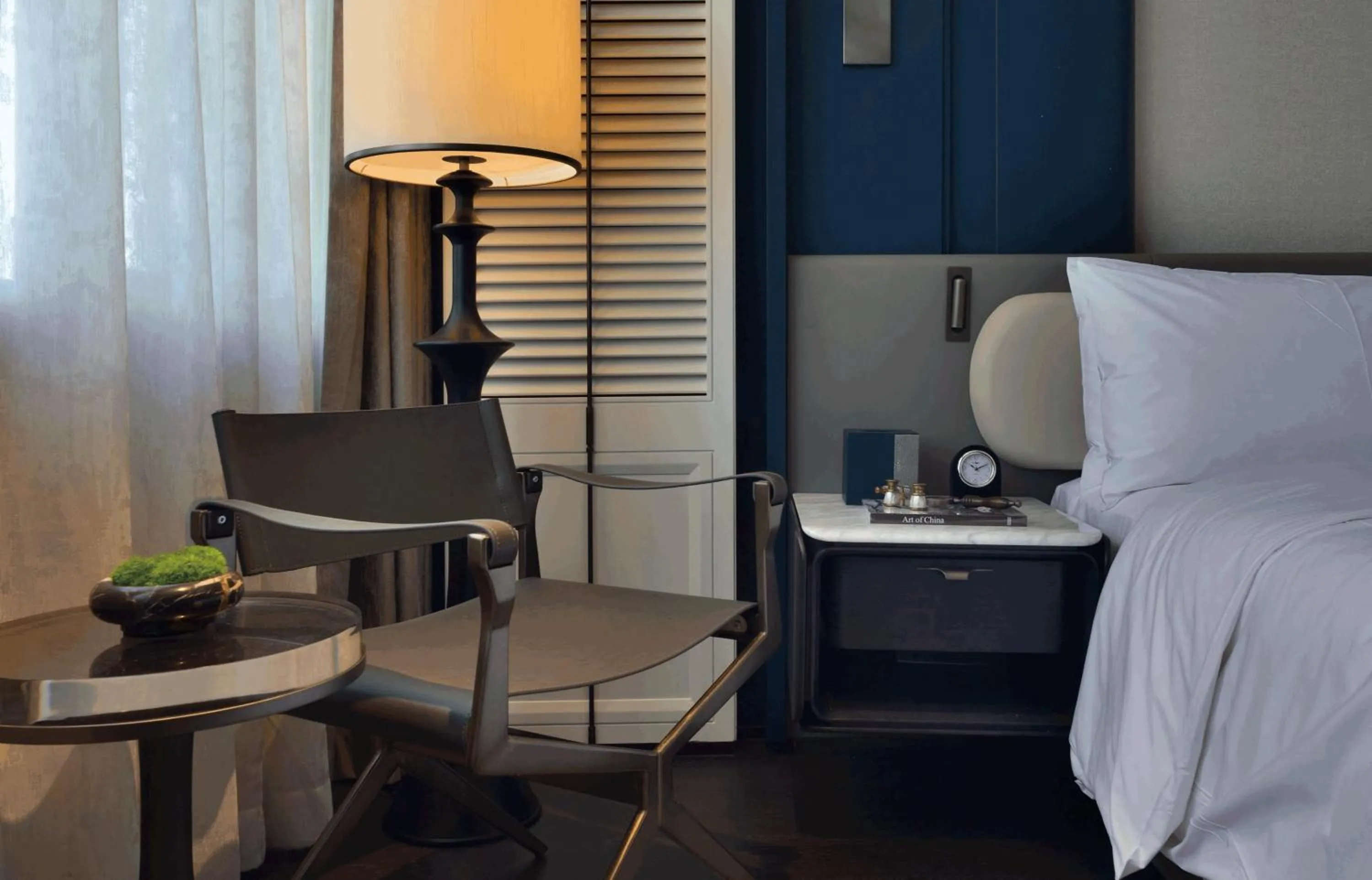 Seating area, Bed in Hangzhou Wulin GDA Hotel, Vignette Collection