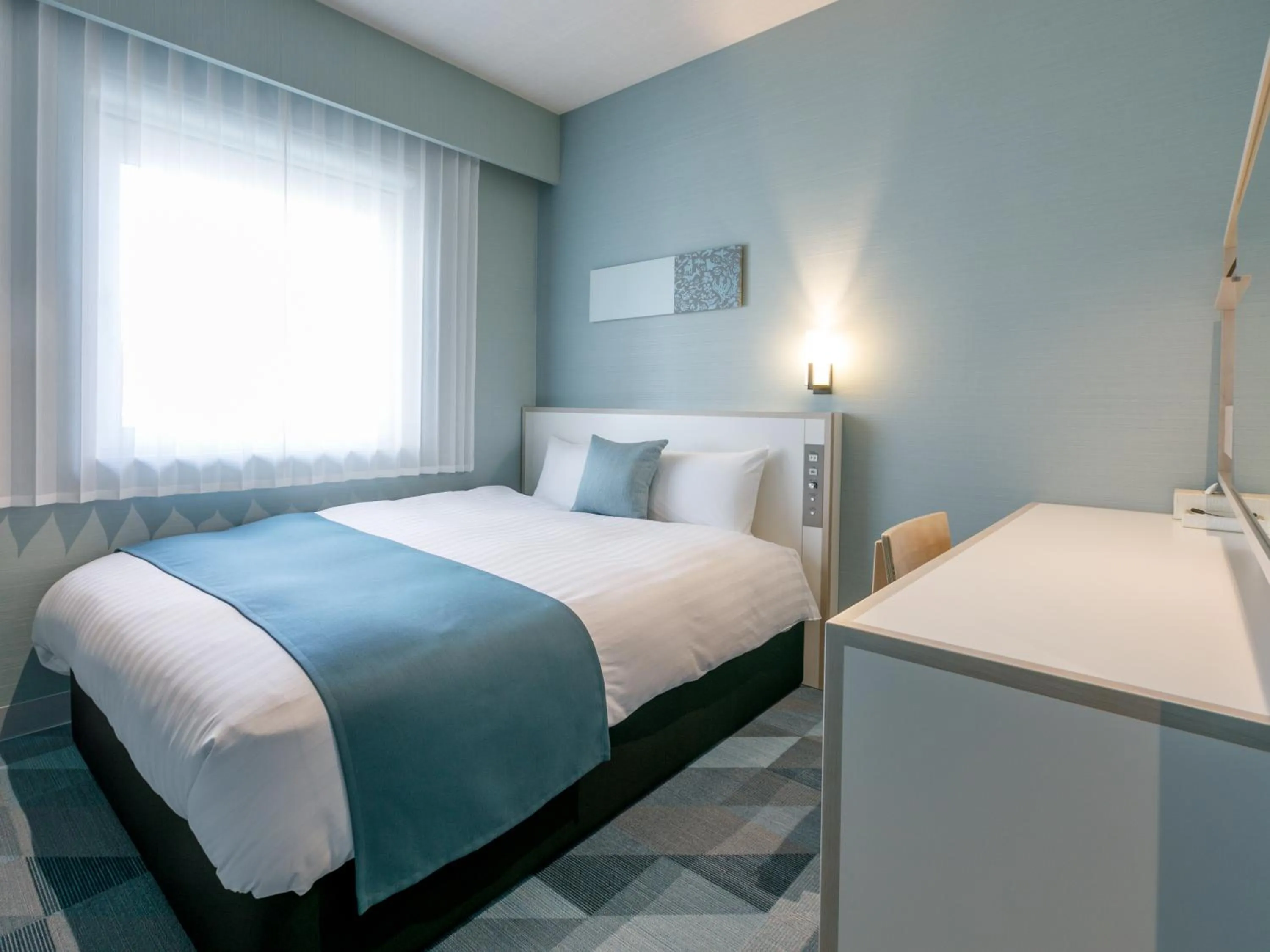 Photo of the whole room, Bed in Fukuoka U-BELL Hotel