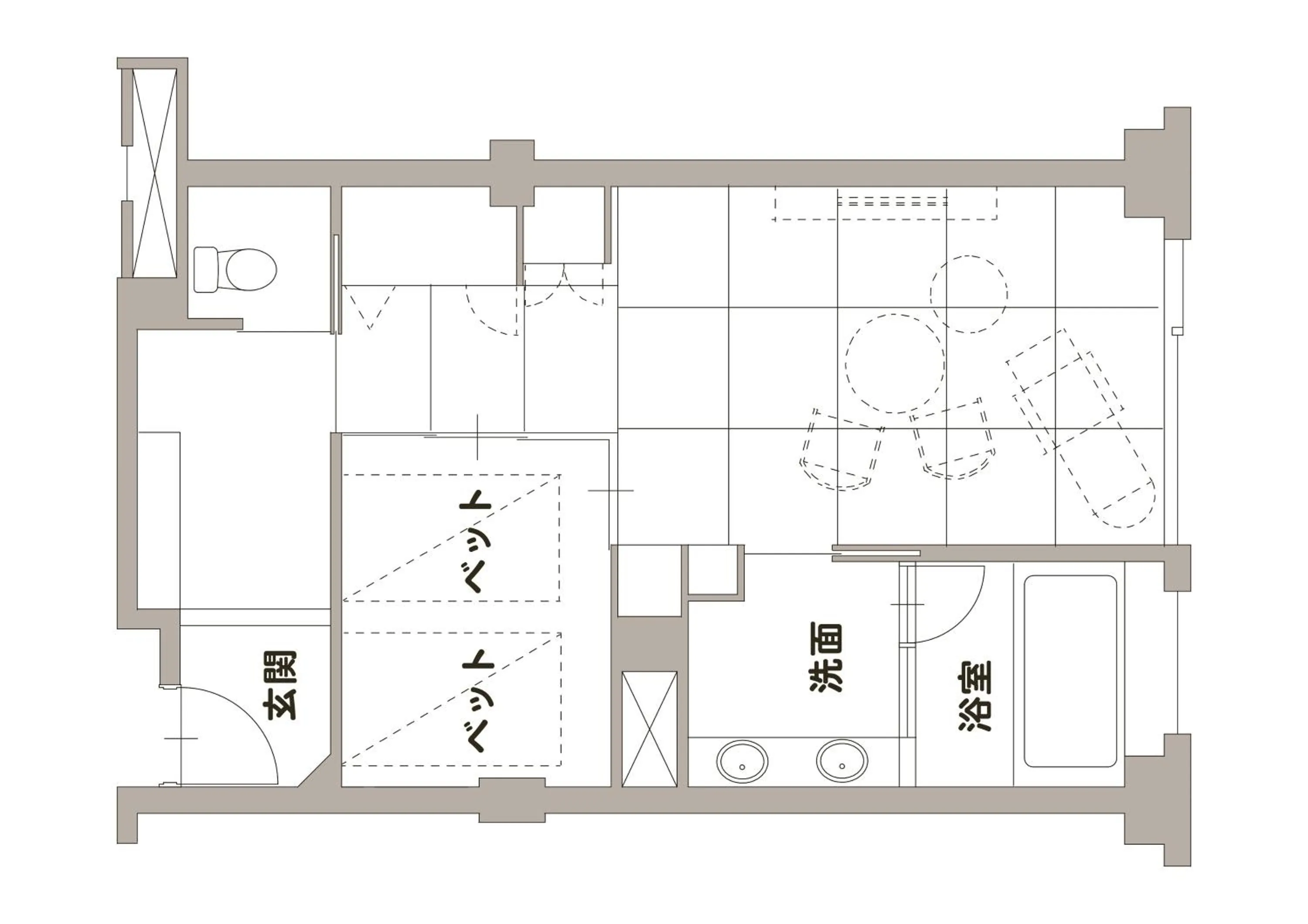 Photo of the whole room in Asaya