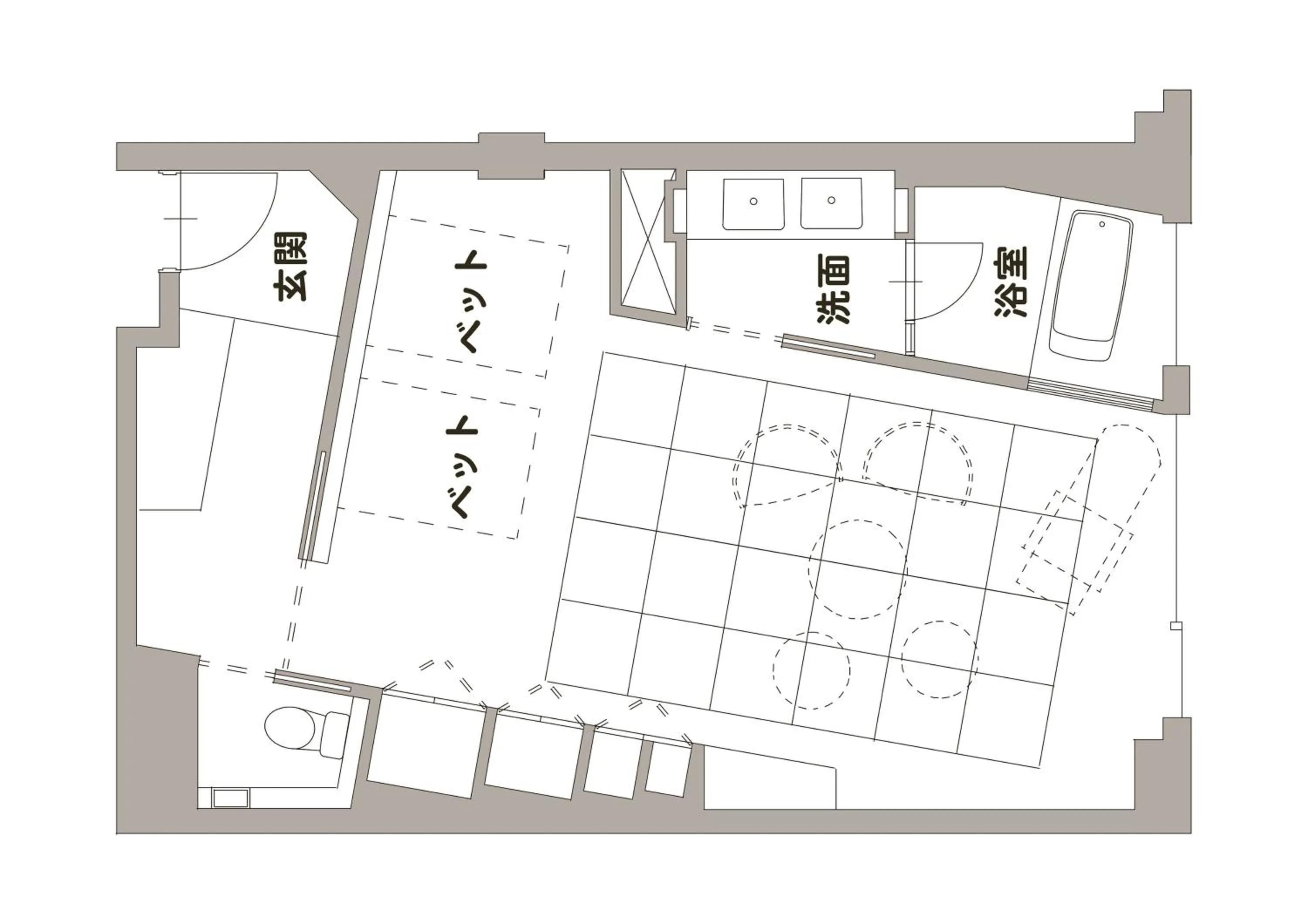 Photo of the whole room in Asaya