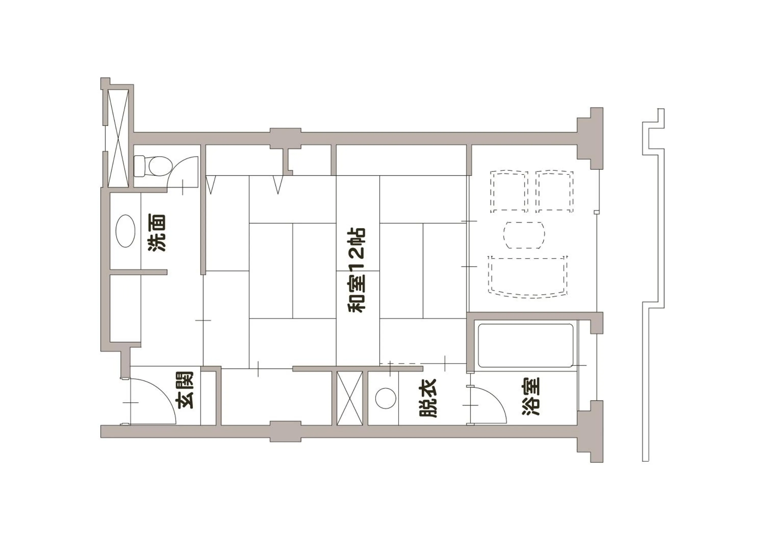 Photo of the whole room in Asaya