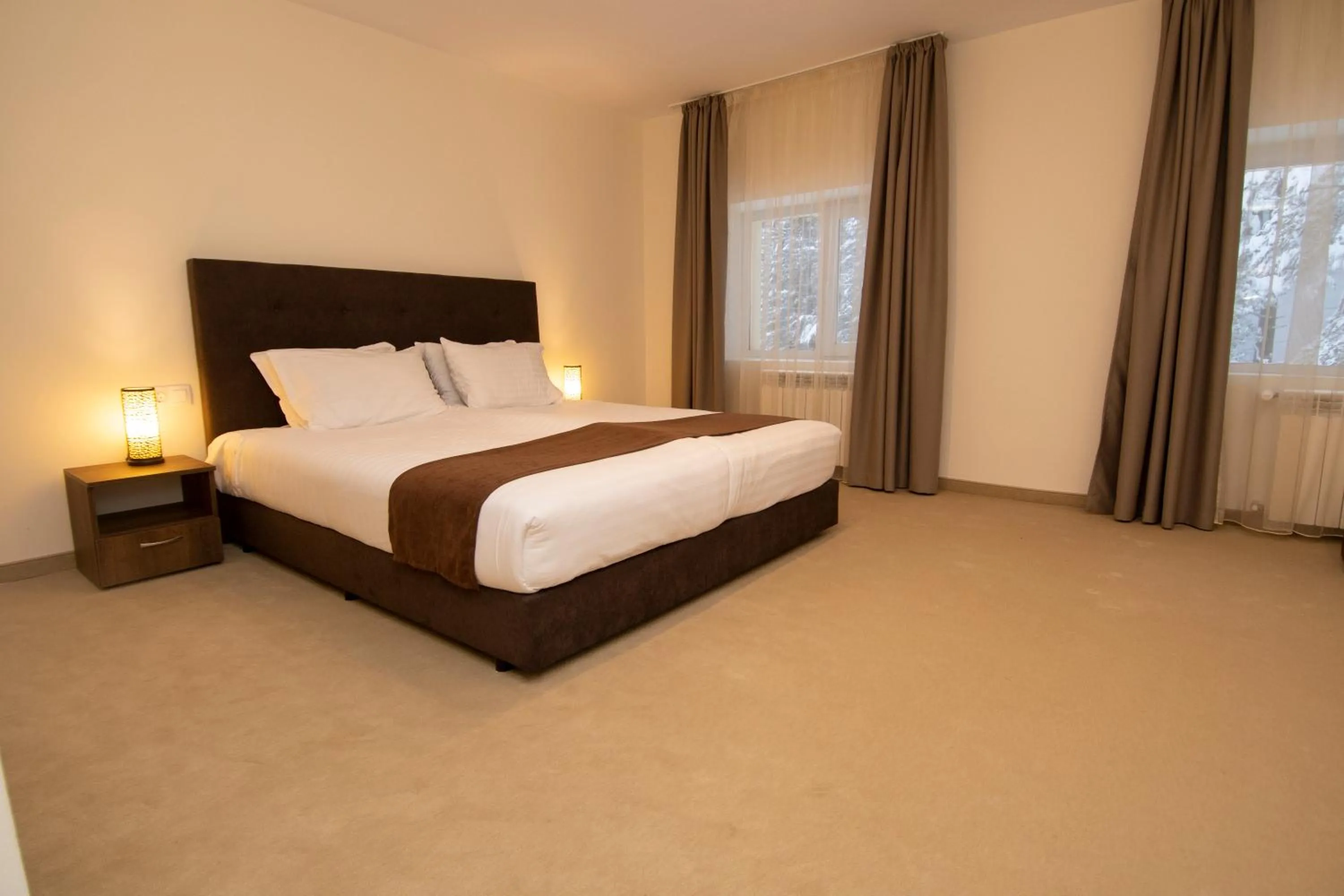 Bed in Hotel Malyovitsa