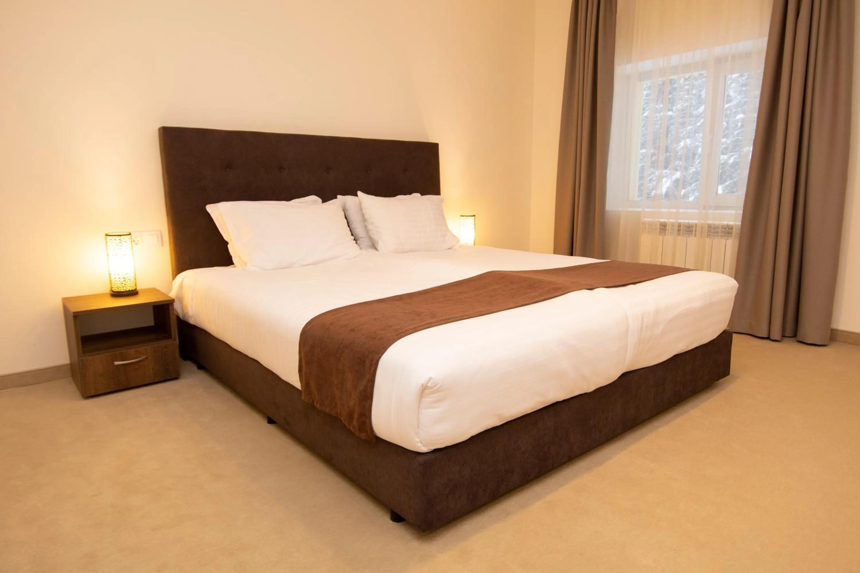 Bed in Hotel Malyovitsa