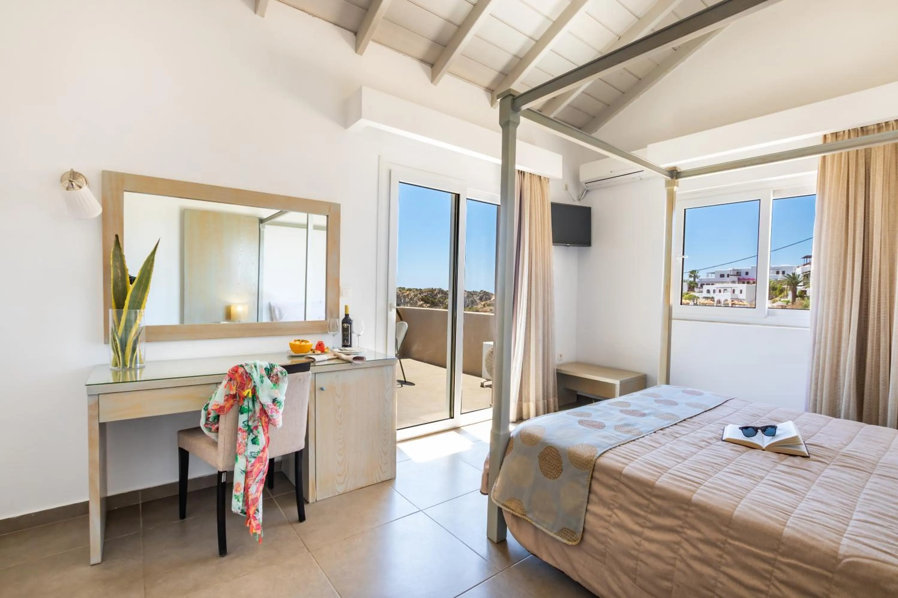 Bed in Apolis Beachscape Hotel