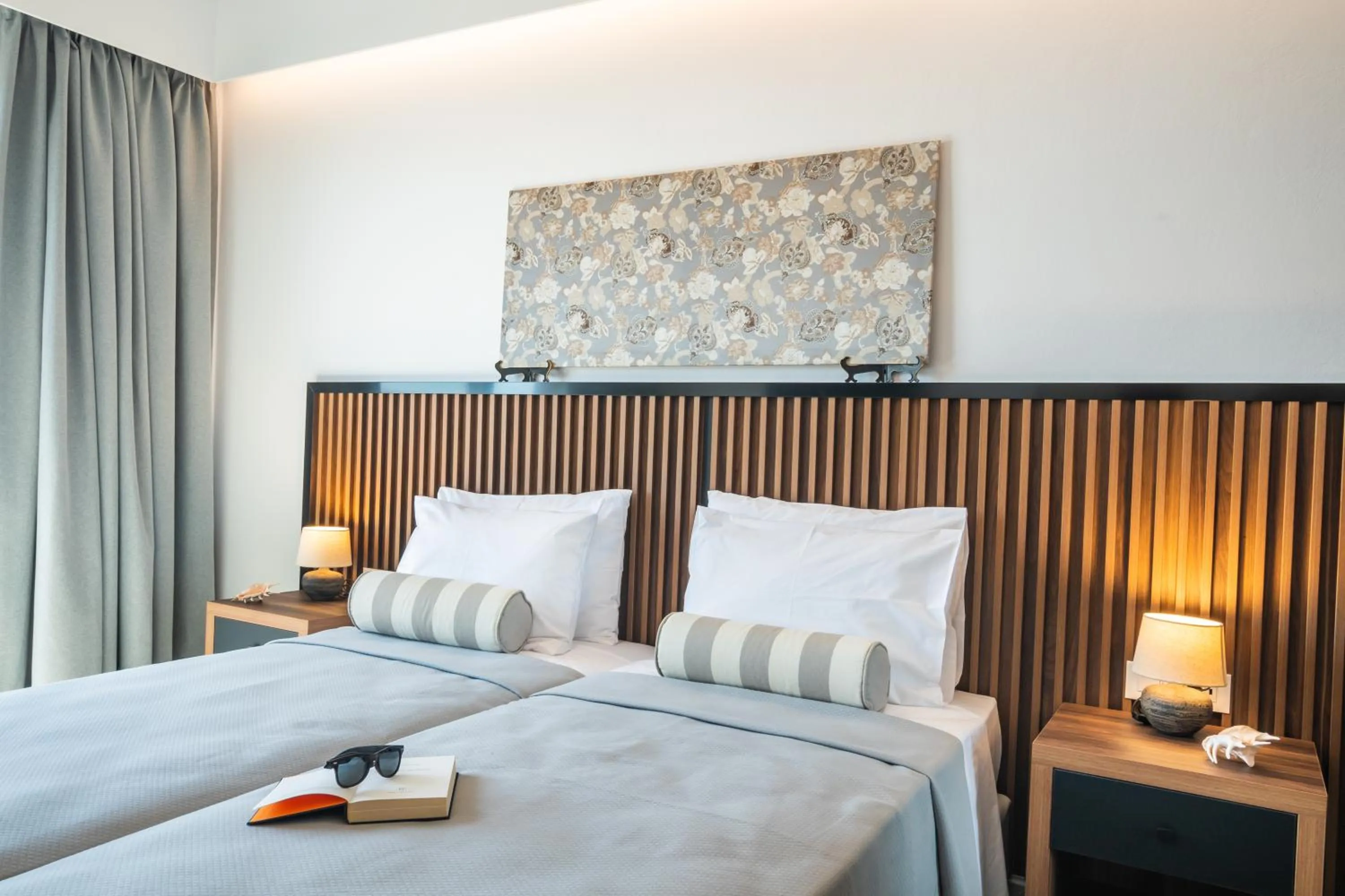 Bed in Apolis Beachscape Hotel