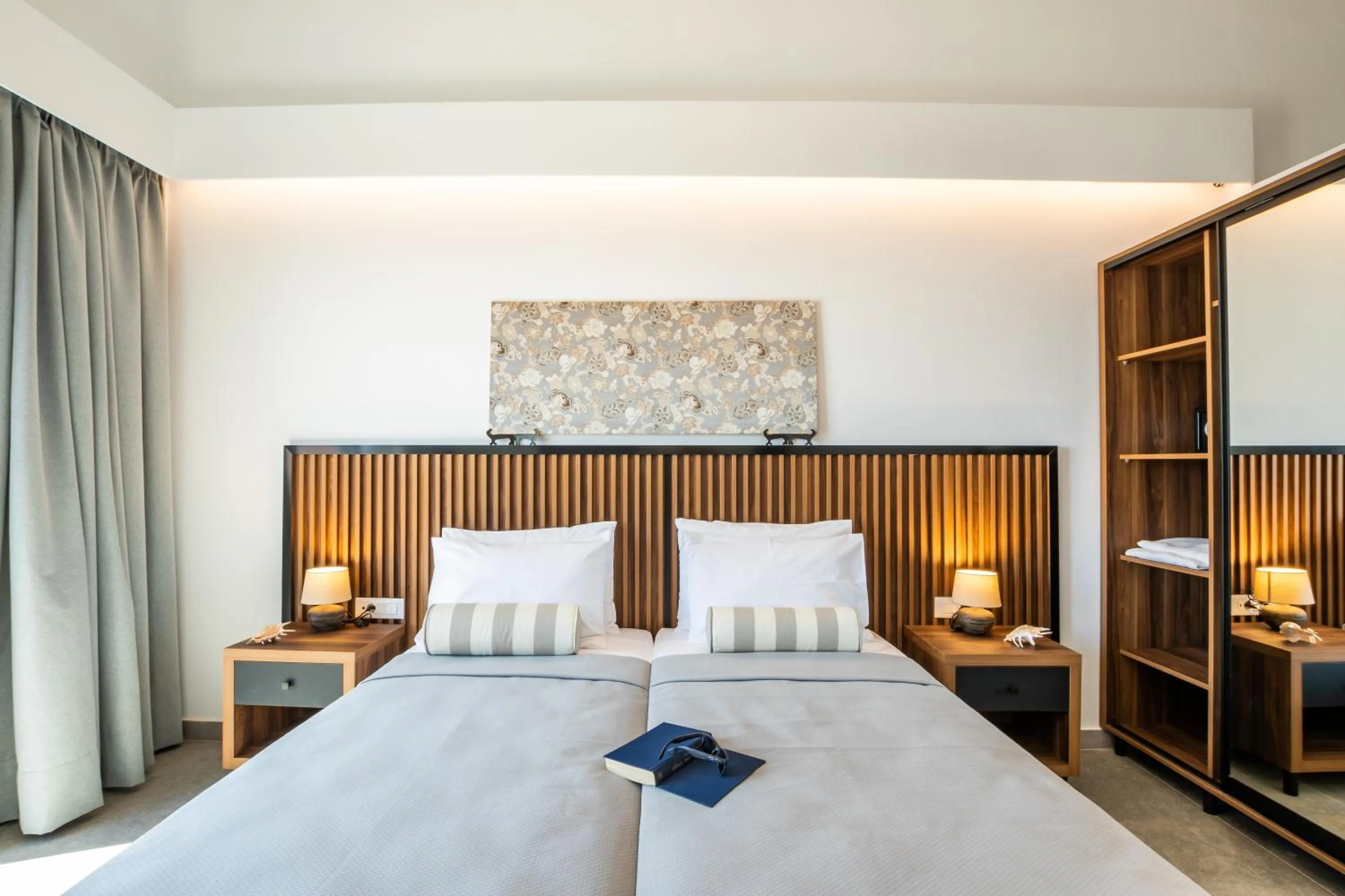 Bed in Apolis Beachscape Hotel