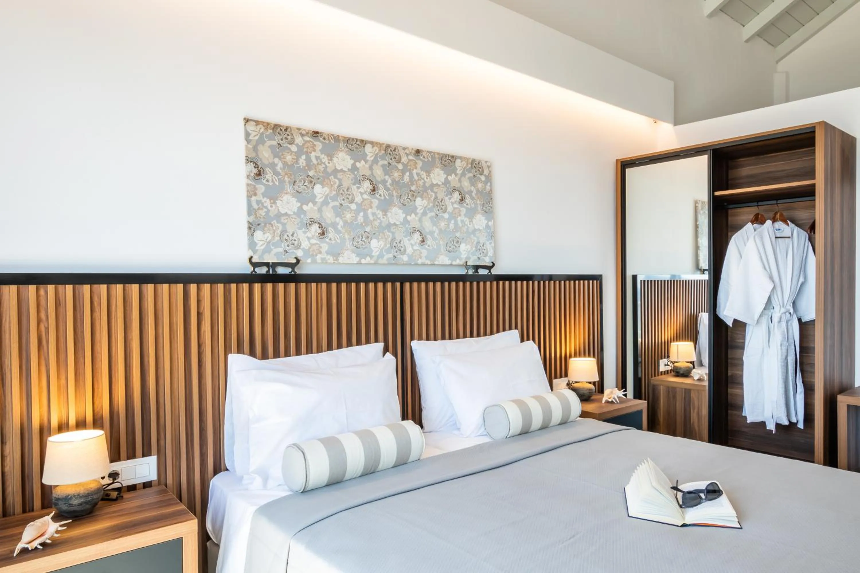 Bed in Apolis Beachscape Hotel