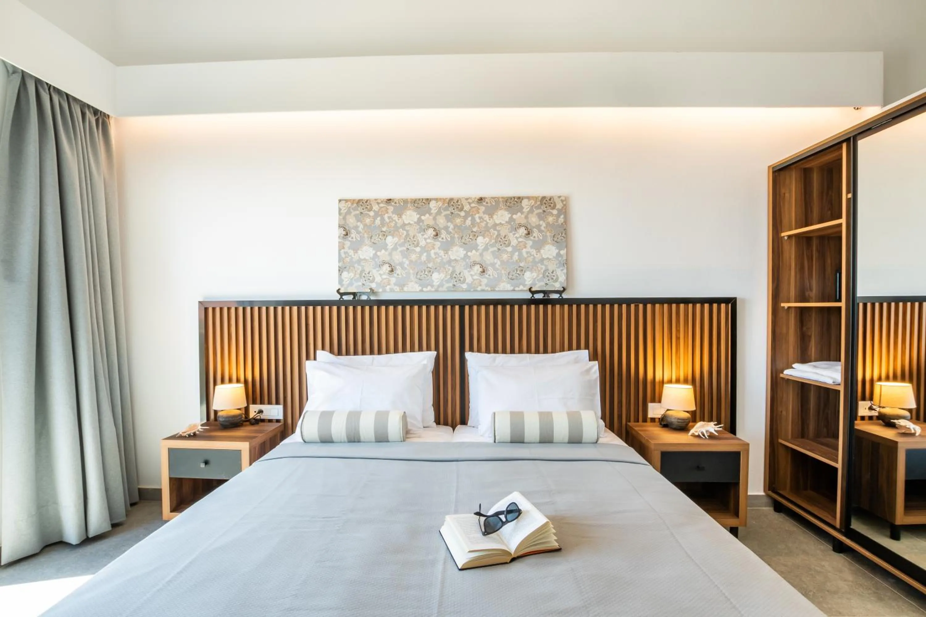 Bed in Apolis Beachscape Hotel