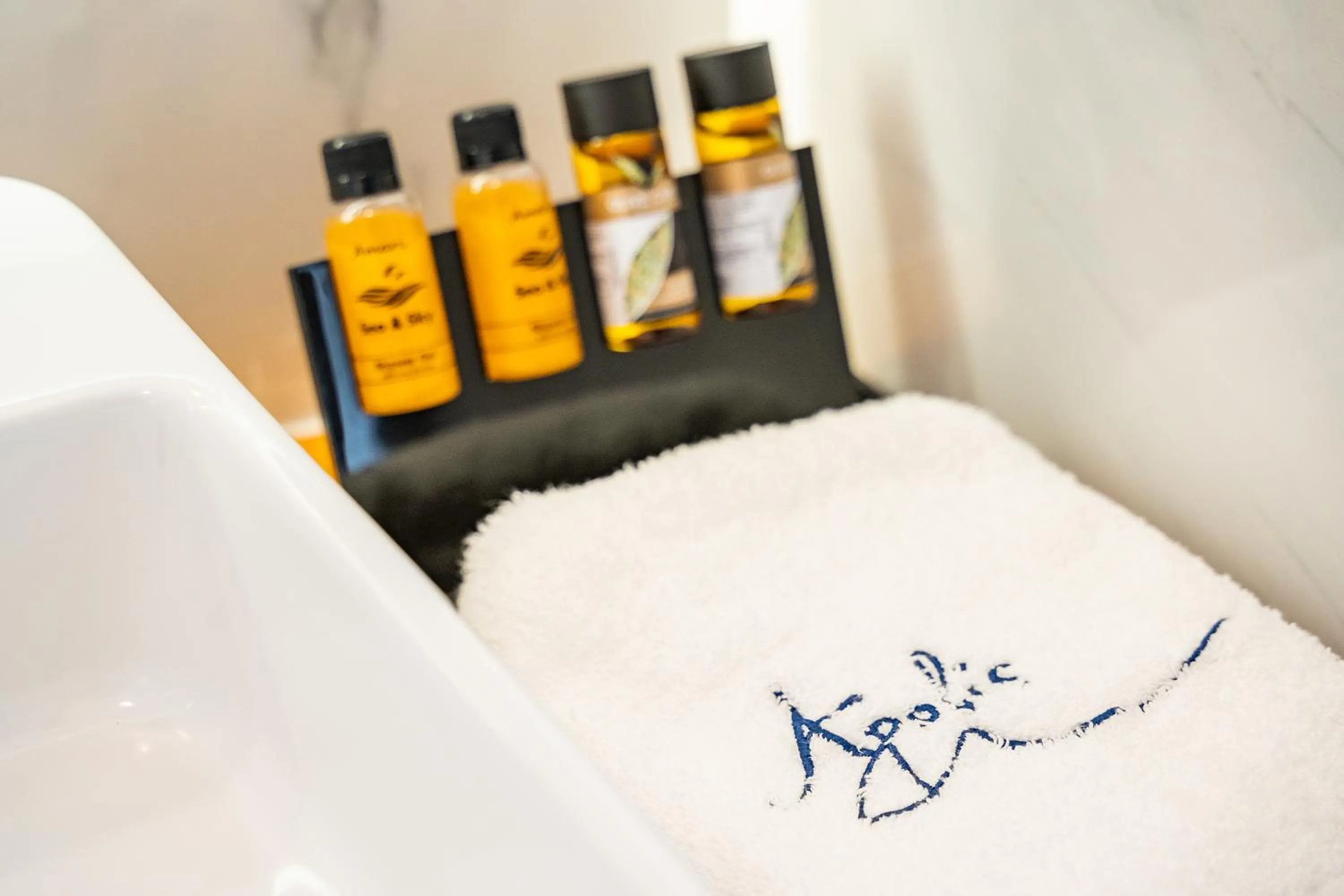 Bed in Apolis Beachscape Hotel