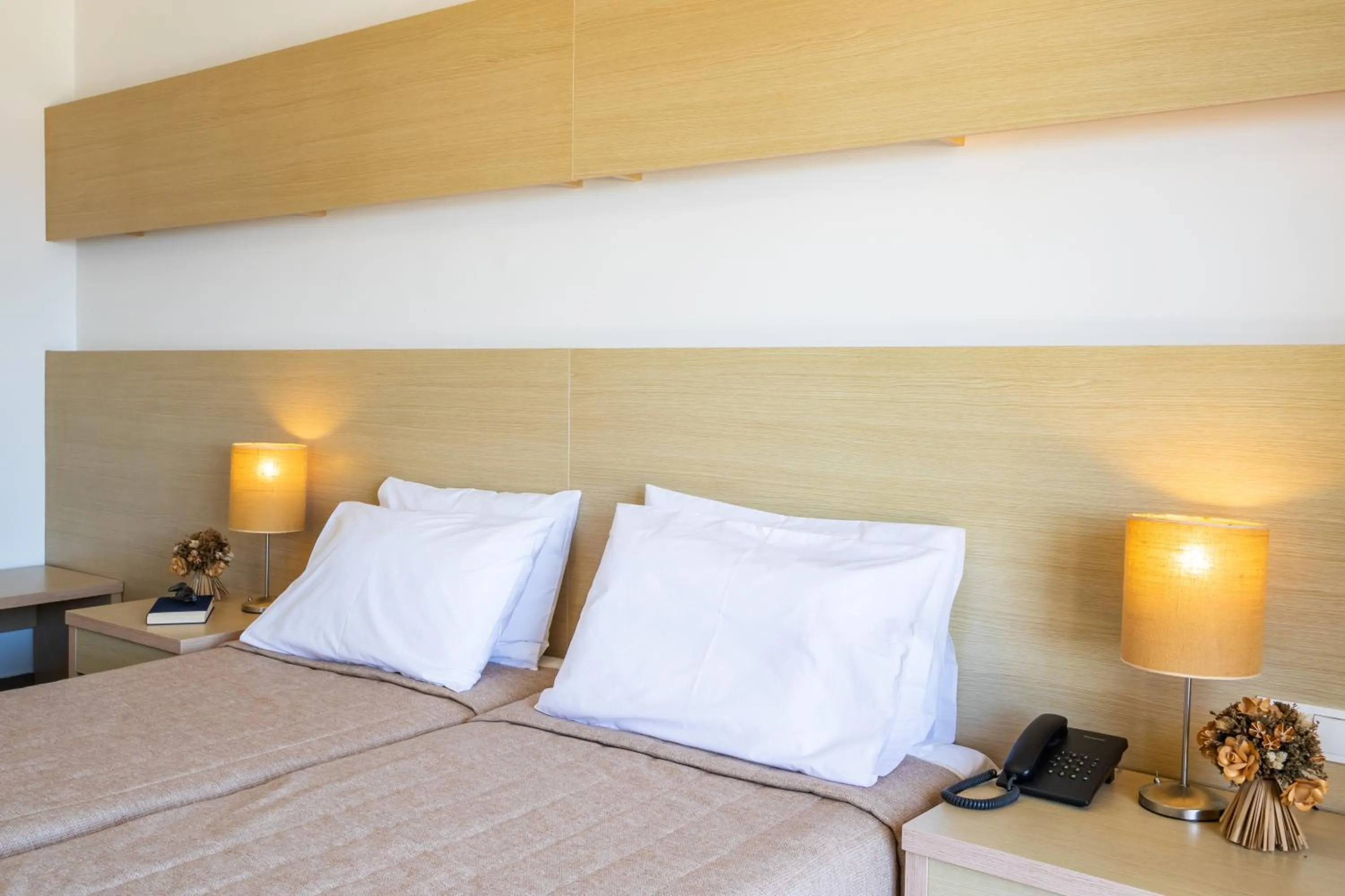 Bed in Apolis Beachscape Hotel