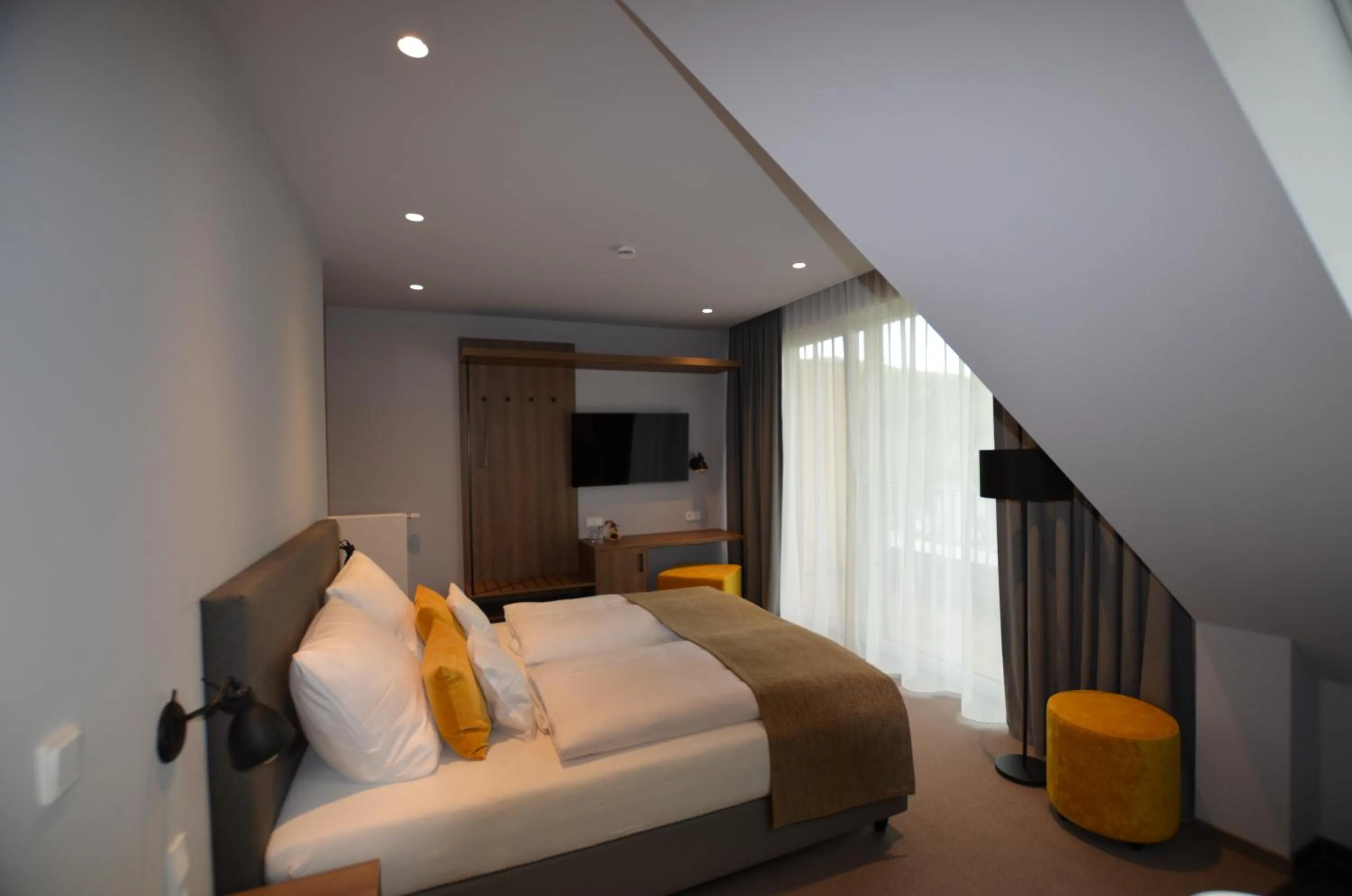 Photo of the whole room, Bed in Boutique Hotel Moselgarten