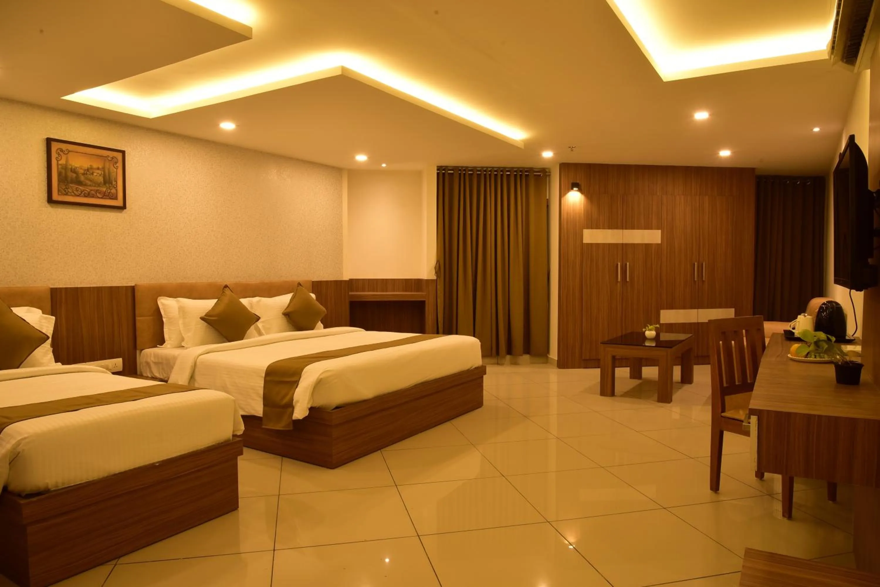 Bed in WHITE SUITE HOTEL