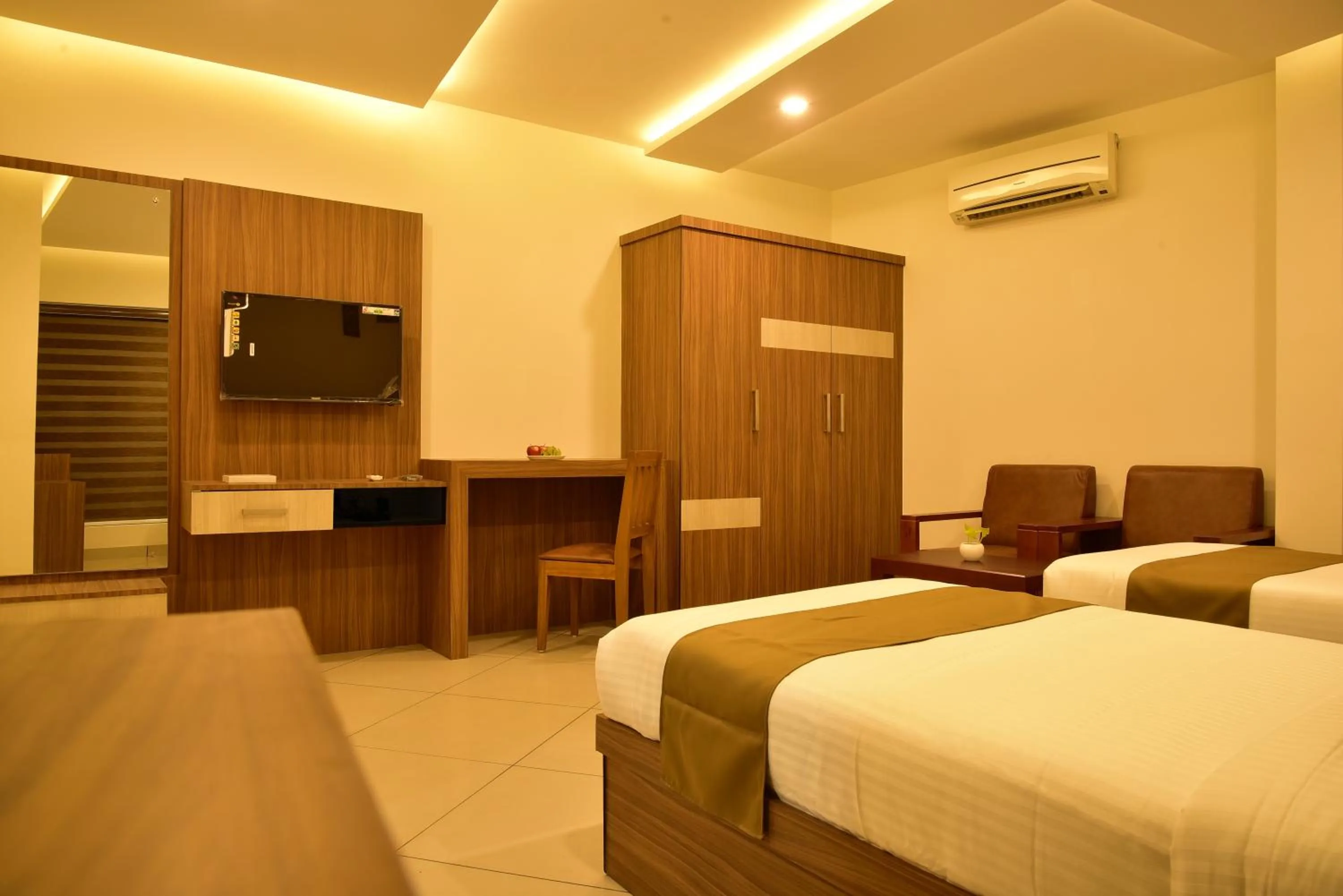 Bed in WHITE SUITE HOTEL