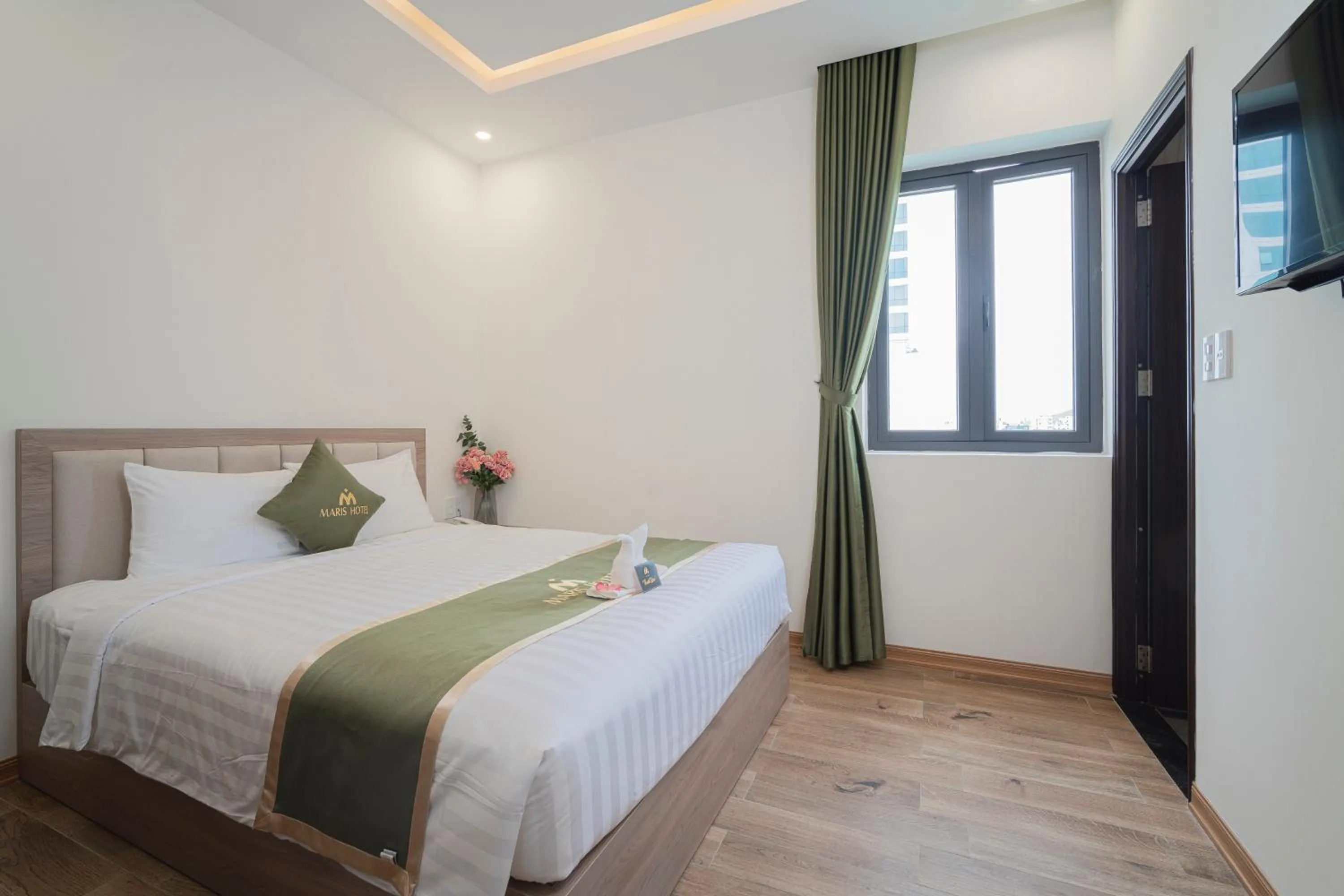 Bed in Maris Da Nang Hotel & Apartment