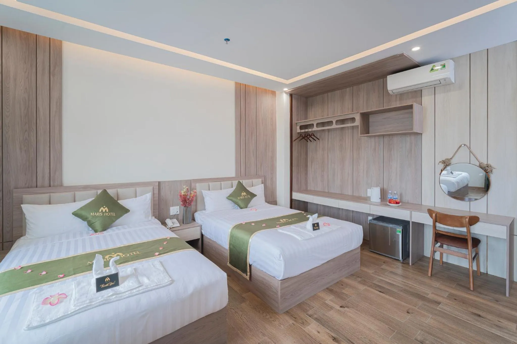 Bed in Maris Da Nang Hotel & Apartment