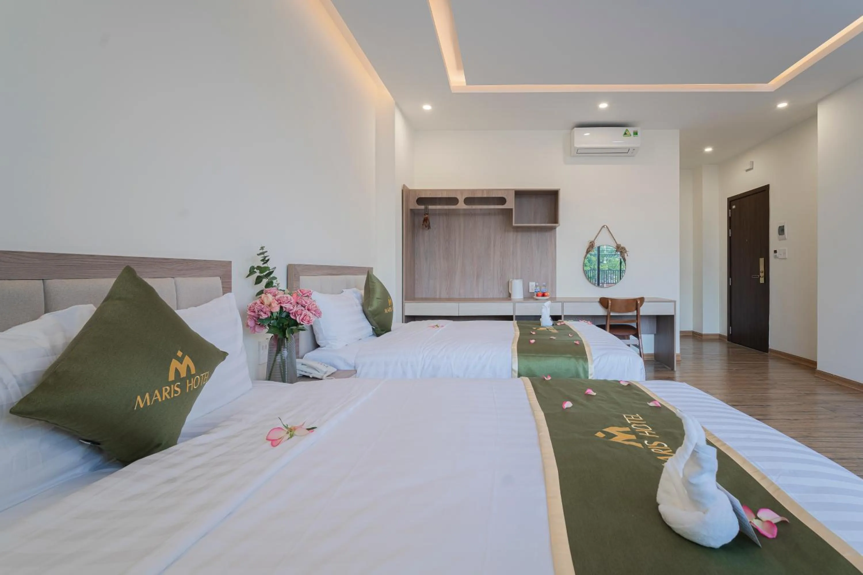 Bed in Maris Da Nang Hotel & Apartment