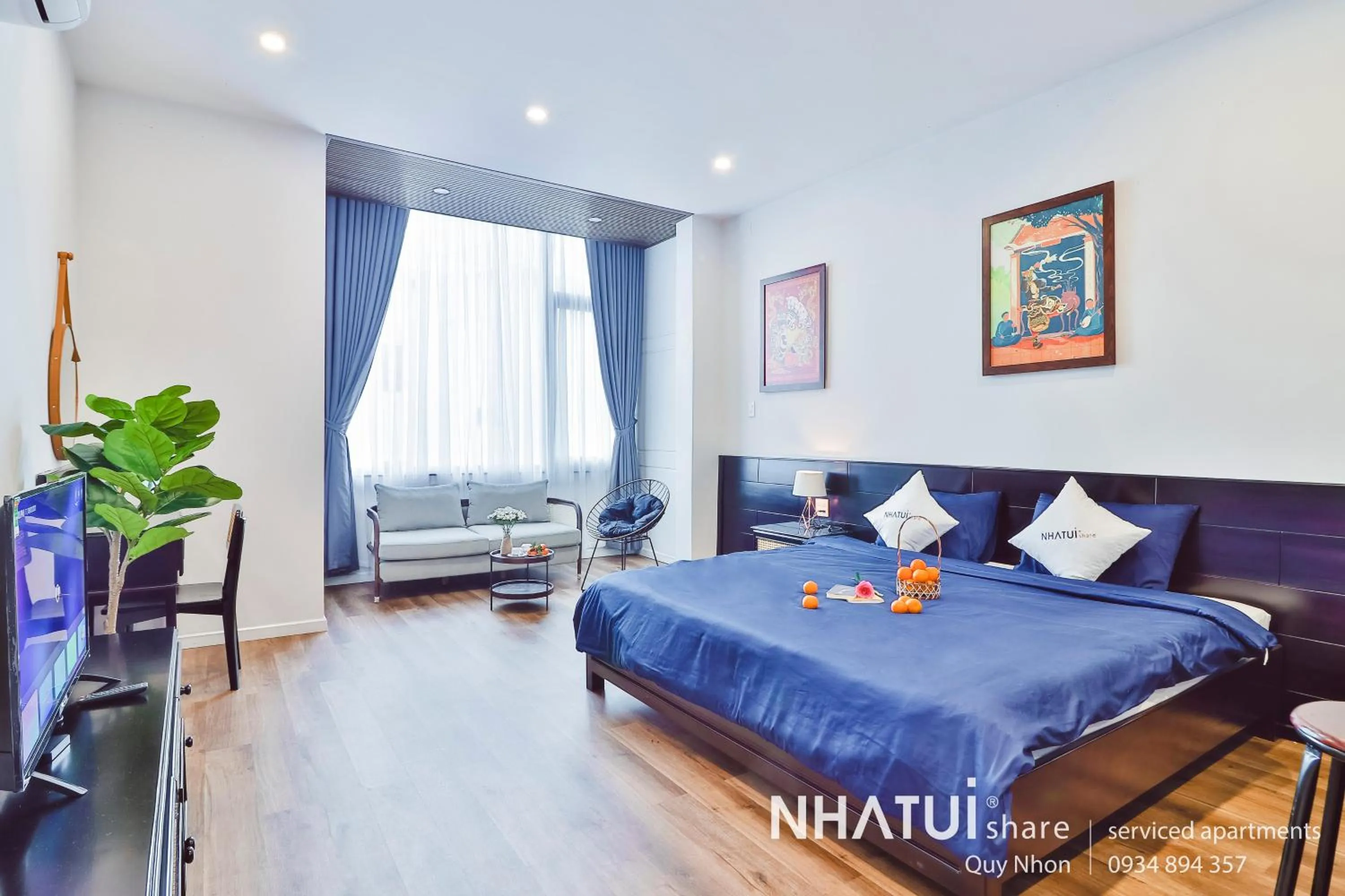 Photo of the whole room, Bed in NHATUIshare Quy Nhơn