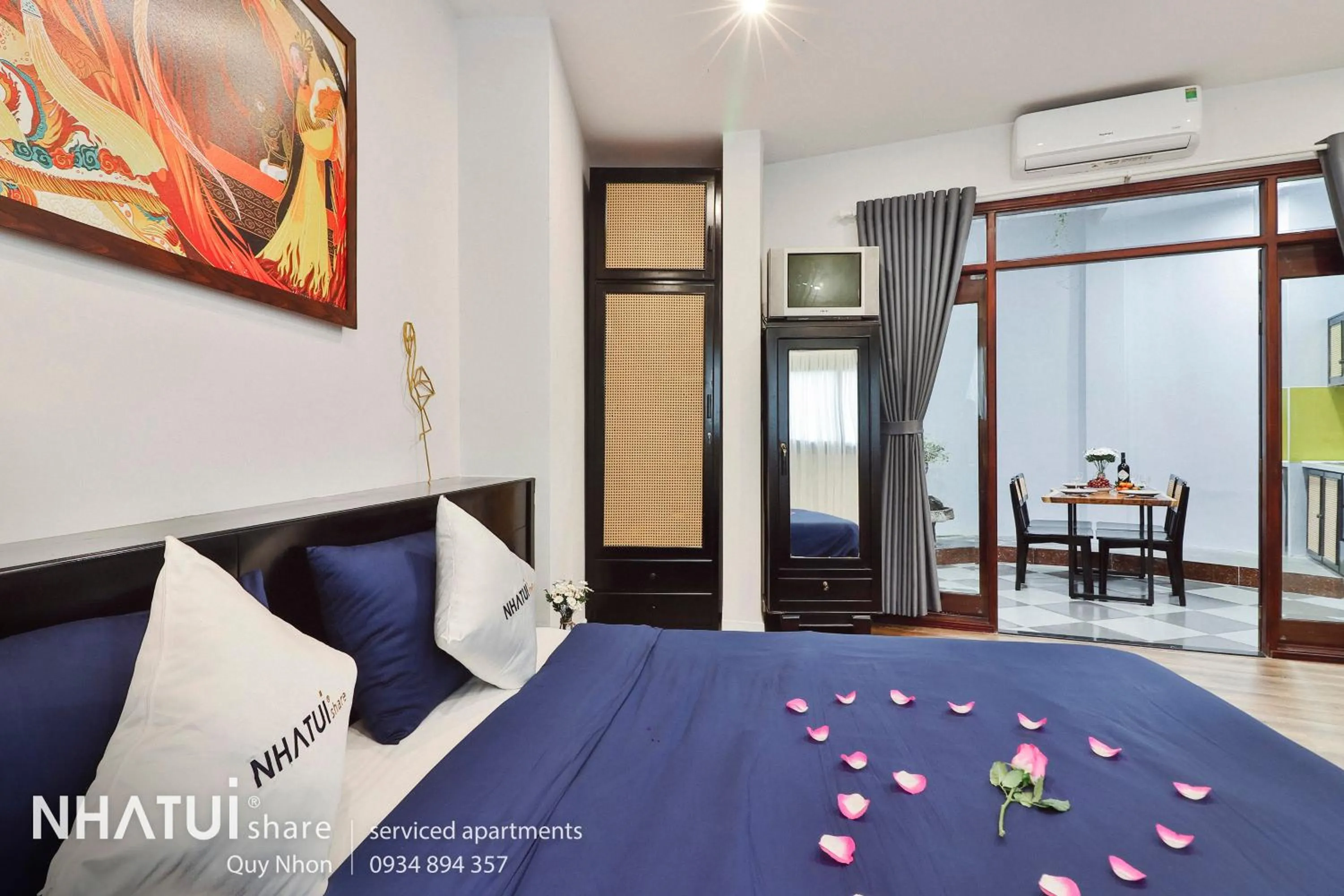 Photo of the whole room, Bed in NHATUIshare Quy Nhơn