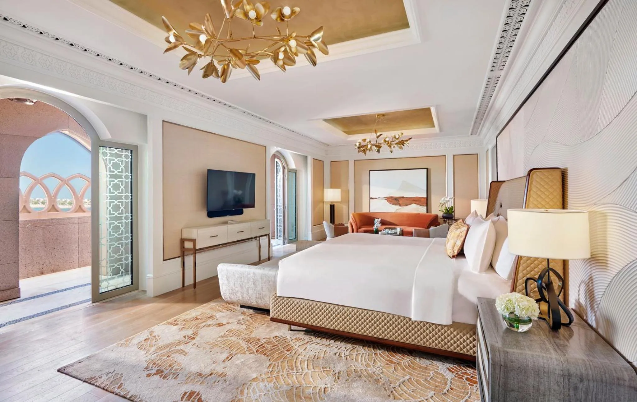 Photo of the whole room, Bed in Emirates Palace Mandarin Oriental, Abu Dhabi