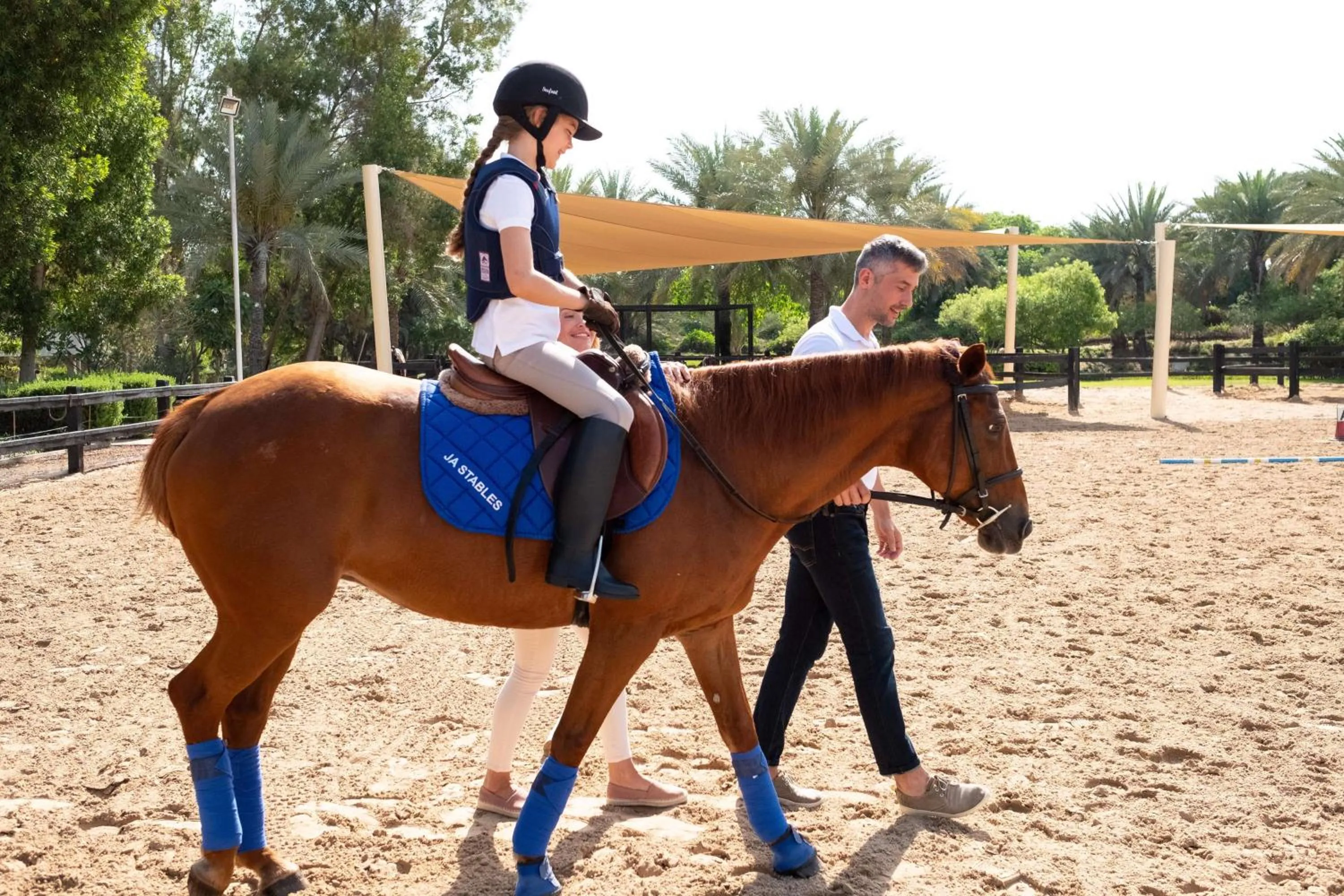 Horse-riding in JA Palm Tree Court, Dubai